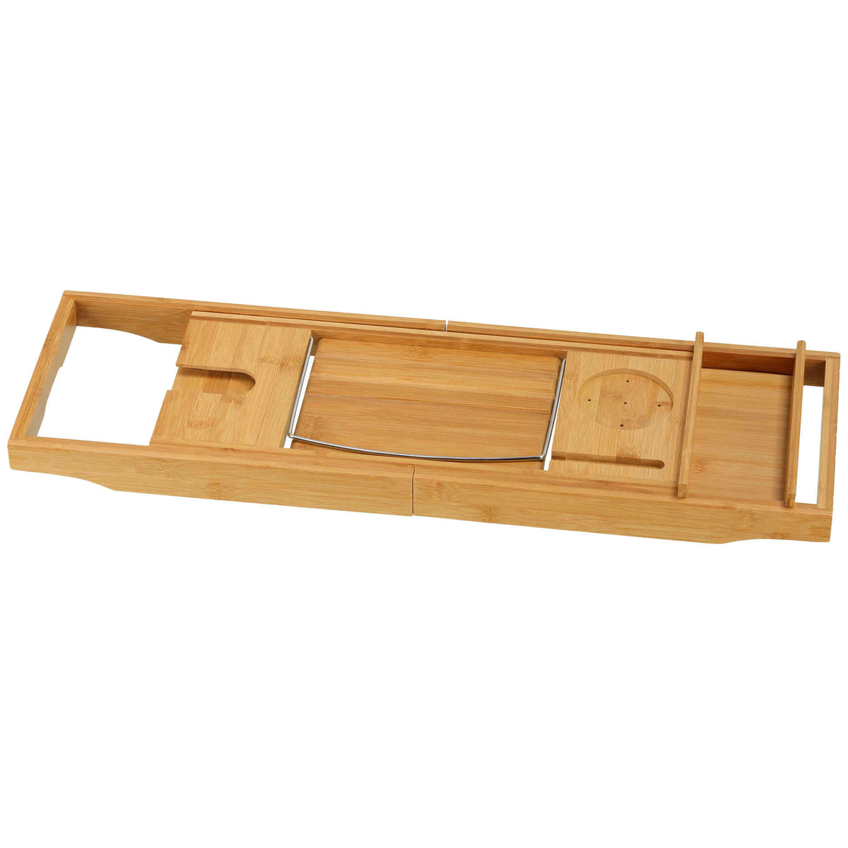 Cortesi Home  Vanessa Bamboo Bathtub Caddy with Extending Sides