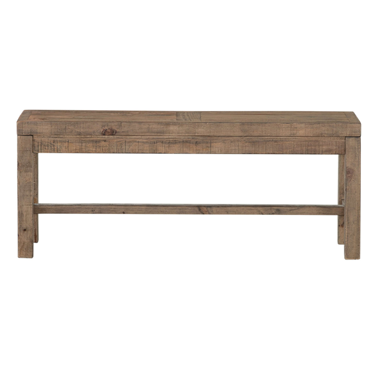Cortesi Home Stonemill Dining Bench in Solid Reclaimed Pine Wood, 44&quot;