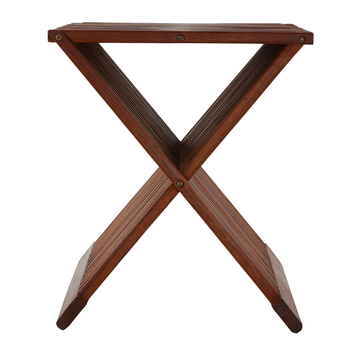 Bare Decor Felipa Folding Teak End Table, 23&quot;