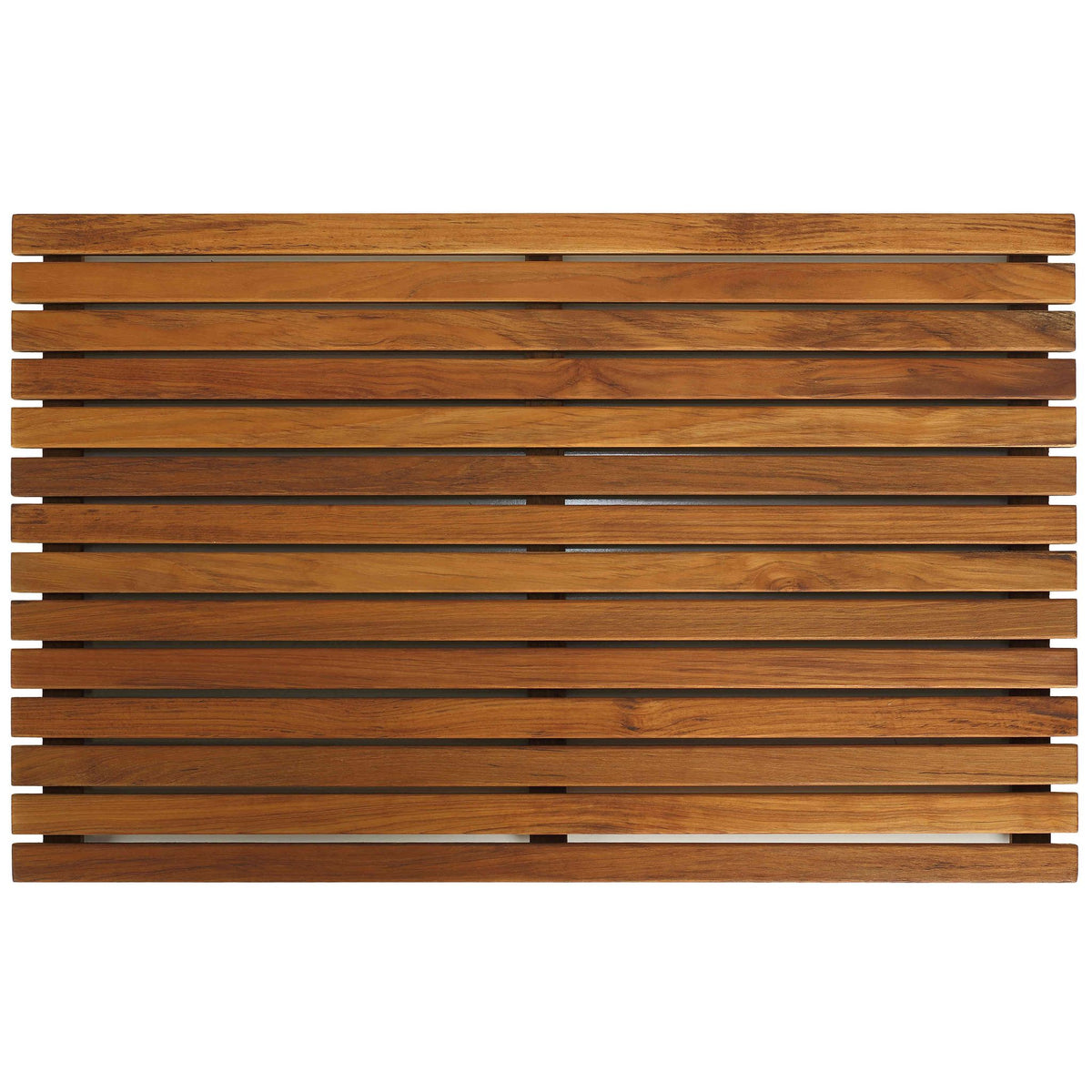 Bare Decor Zen Shower, Spa, Door Mat in Solid Teak Wood and Oiled Finish, Large: 31.5&quot; x 19.5&quot;