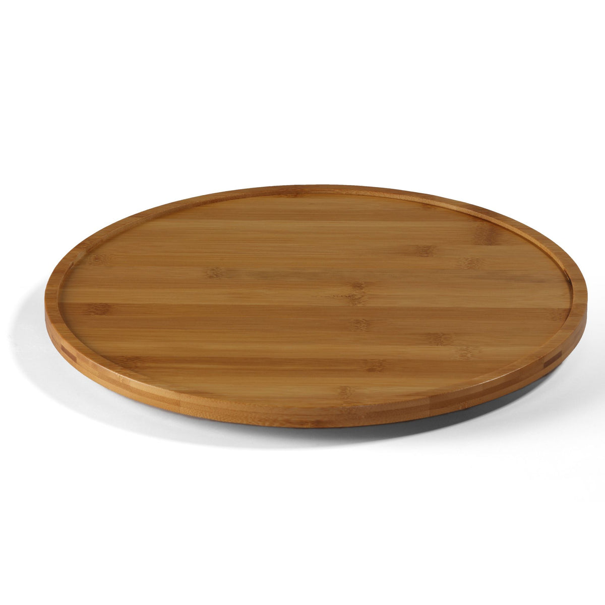 Cortesi Home Mici Lazy Susan 14&quot; Turntable in Natural Bamboo