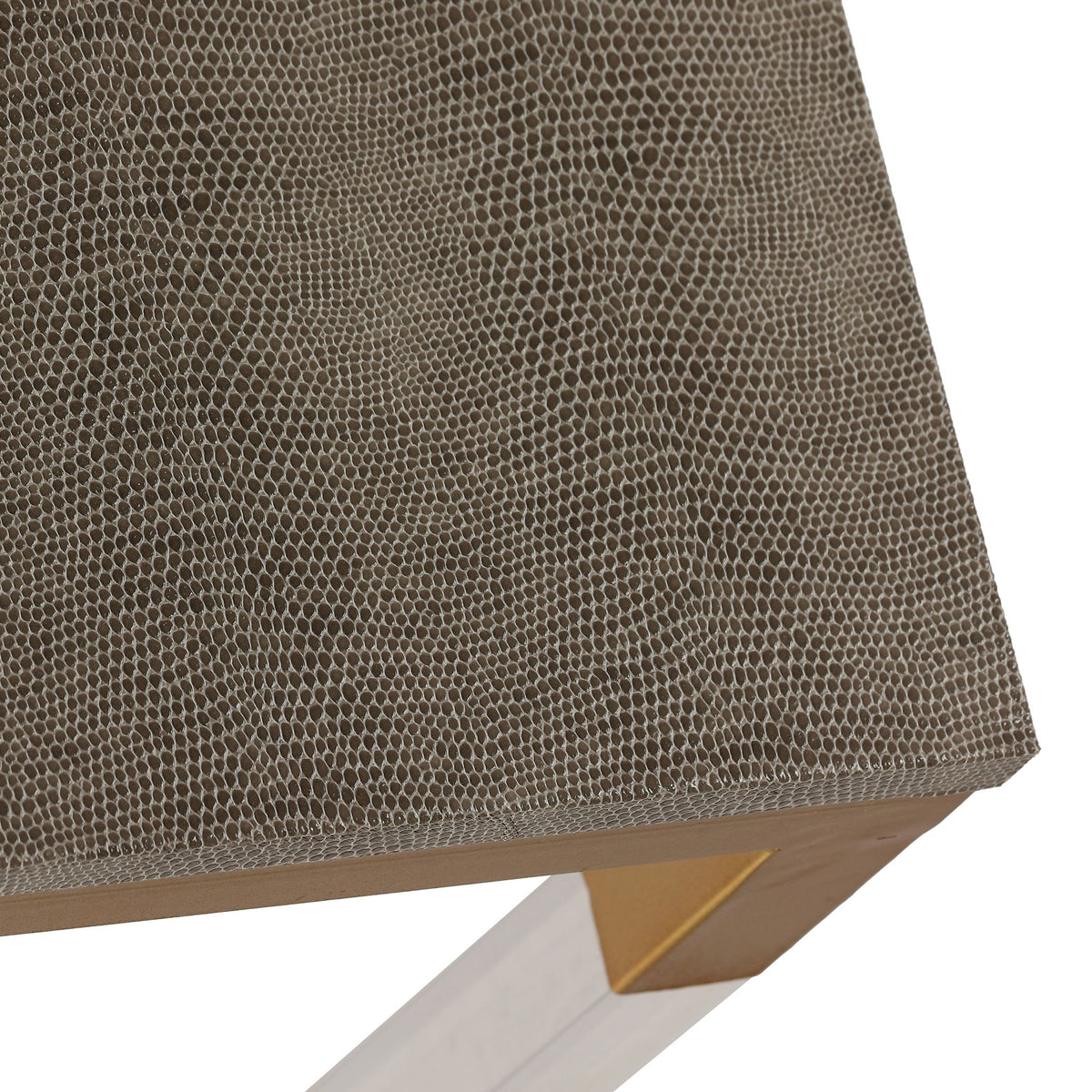 Cortesi Home Annidarsi Square Nesting Tables with Clear Acrylic Legs, Set of 2