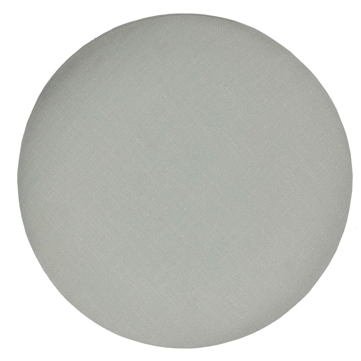 Cortesi Home Hosta 19" Round Storage Ottoman in Light Beige Linen