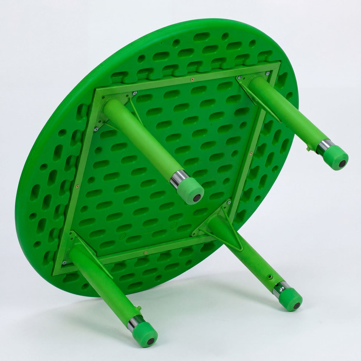 Cozy4Kids Adjustable Round Plastic Activity Table, Screaming Green
