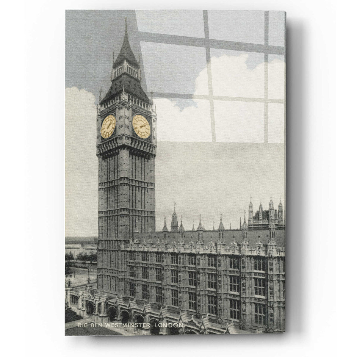 Epic Art &#39;Big Ben&#39; by Yellow Cafe, Acrylic Glass Wall Art, 12&quot;x16&quot;