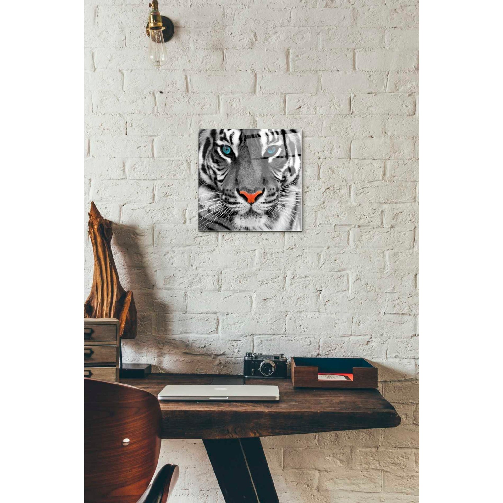 Epic Art 'Thrill of the Tiger' Acrylic Glass Wall Art