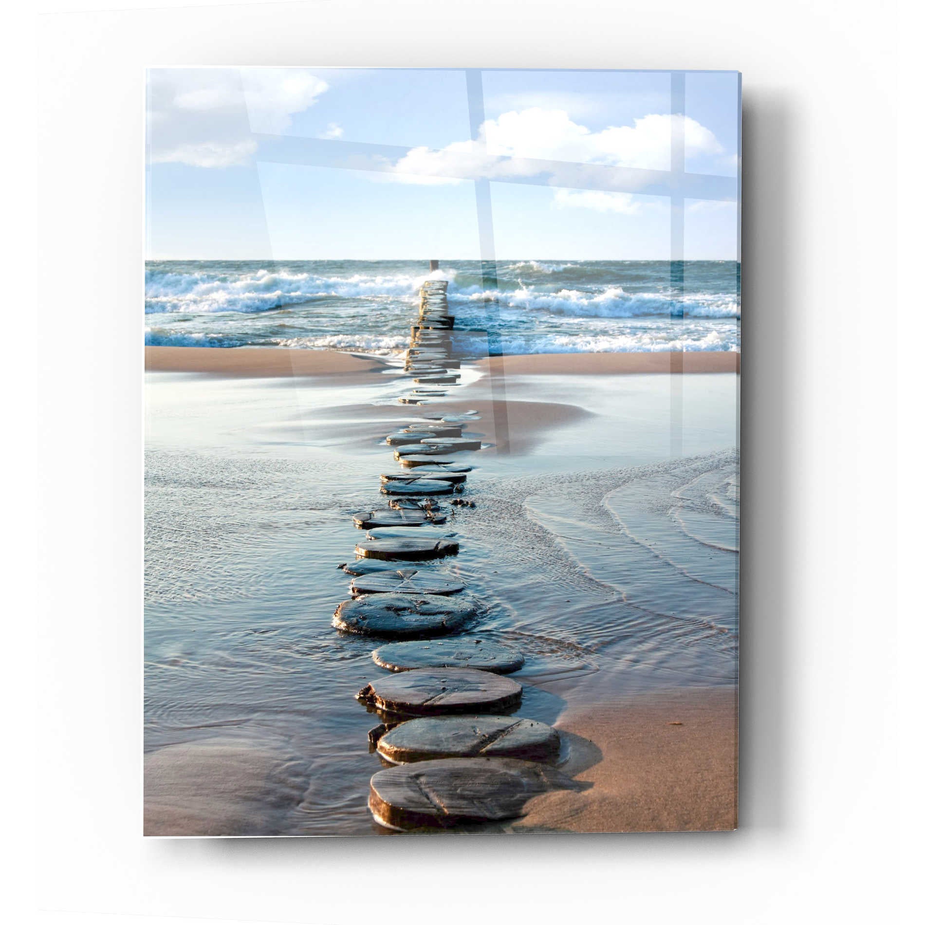 Epic Art 'Stepping Stones' Acrylic Glass Wall Art