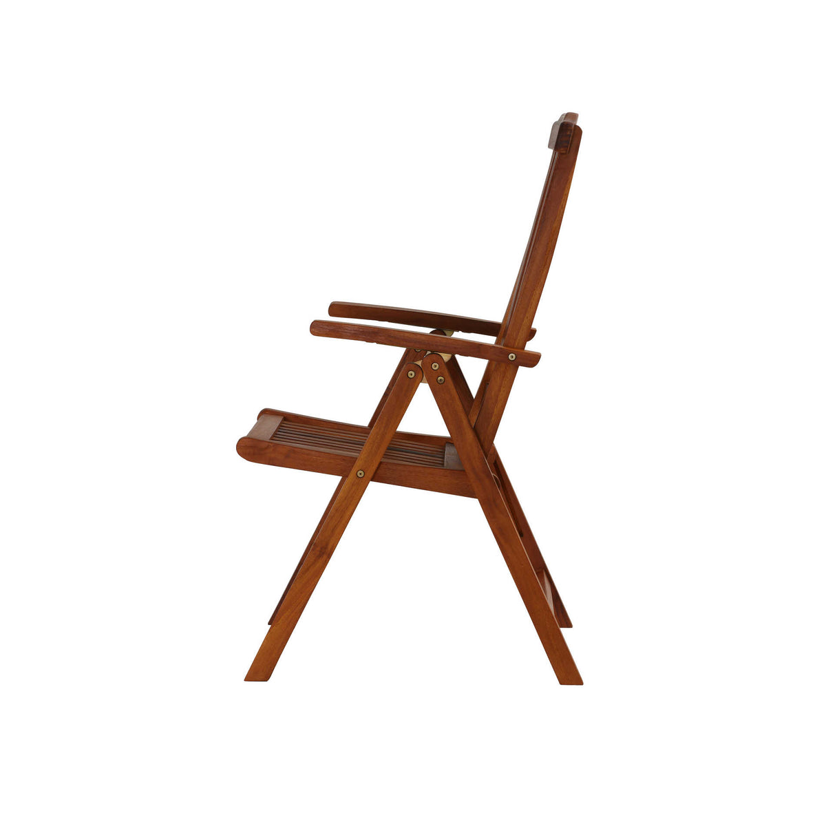 Bare Decor Bonty Multi Position Back Solid Teak Accent Chair