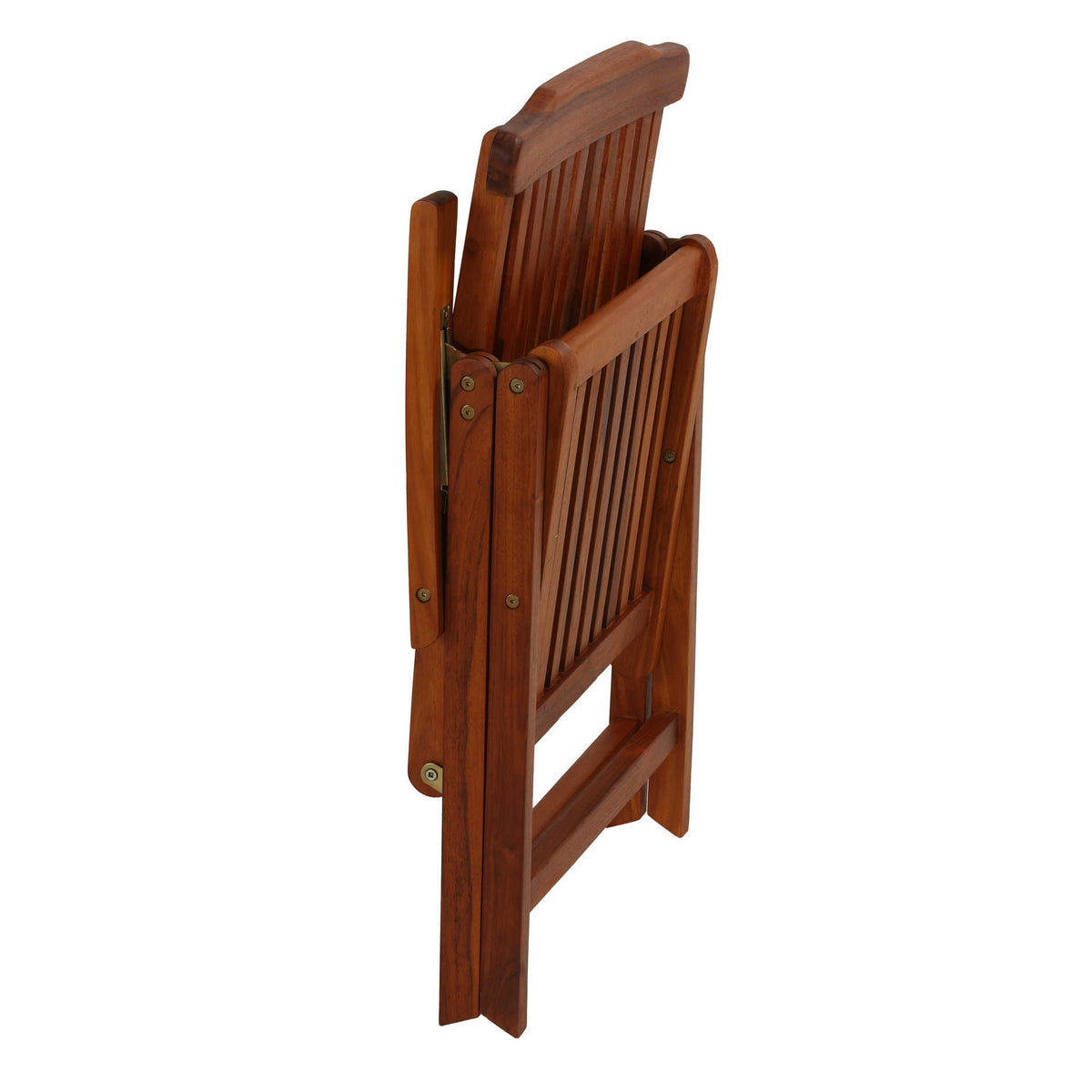 Bare Decor Bonty Multi Position Back Solid Teak Accent Chair