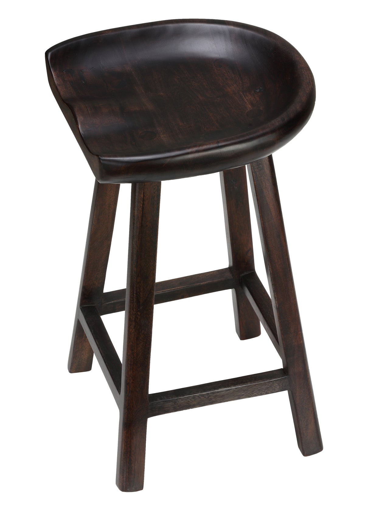Bare Decor Lucy Wooden Counter Stool, 26&quot;