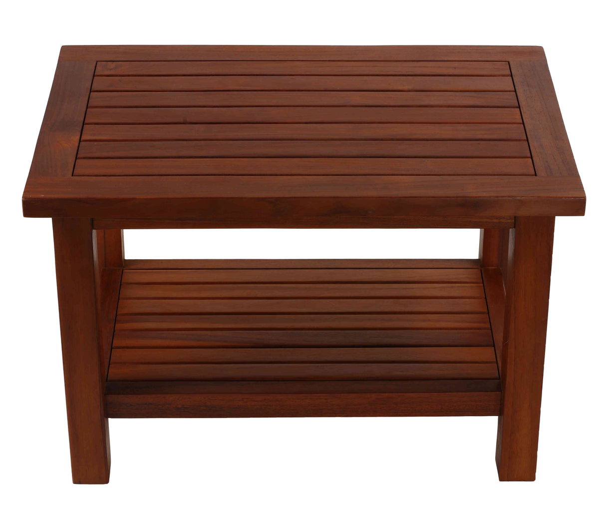 Bare Decor Fieta Solid Teak Wood Coffee End Table