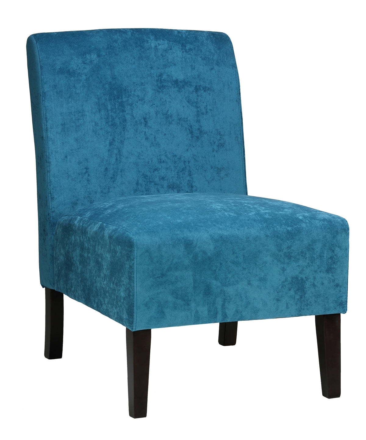 Cortesi Home Chicco Blue Armless Accent Chair