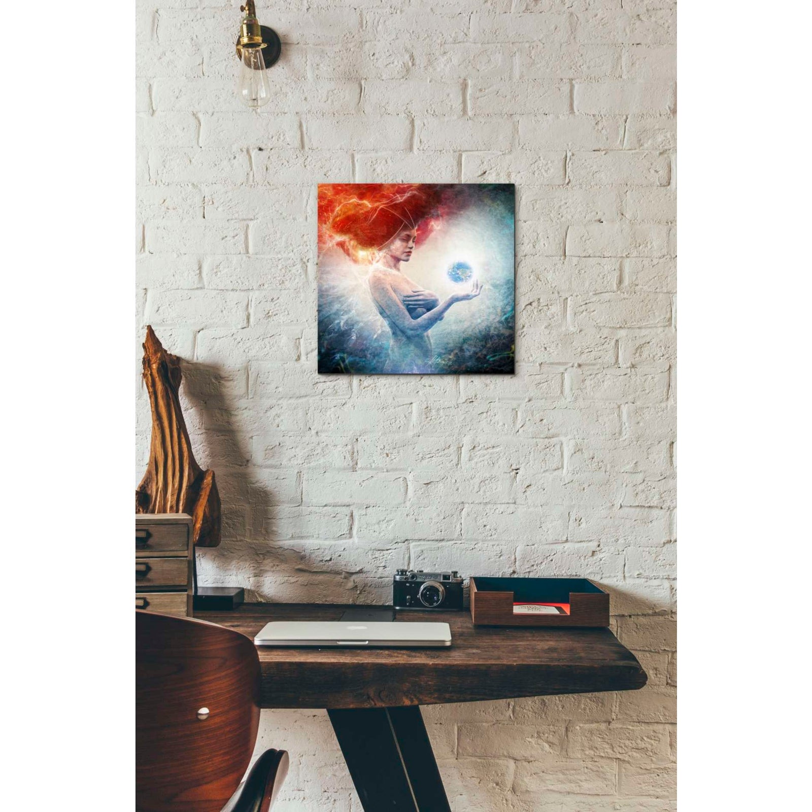 Cortesi Home 'Living Frequencies' by Mario Sanchez Nevado, Canvas Wall Art,Size 1 Square