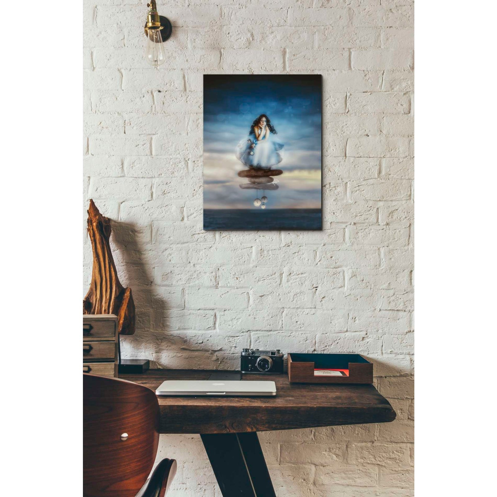 Cortesi Home 'The Longest Delay' by Mario Sanchez Nevado, Canvas Wall Art,Size B Portrait