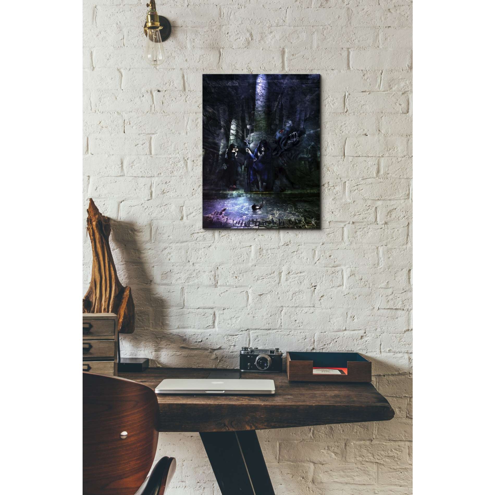 Cortesi Home 'Hades' by Mario Sanchez Nevado, Canvas Wall Art,Size A Portrait