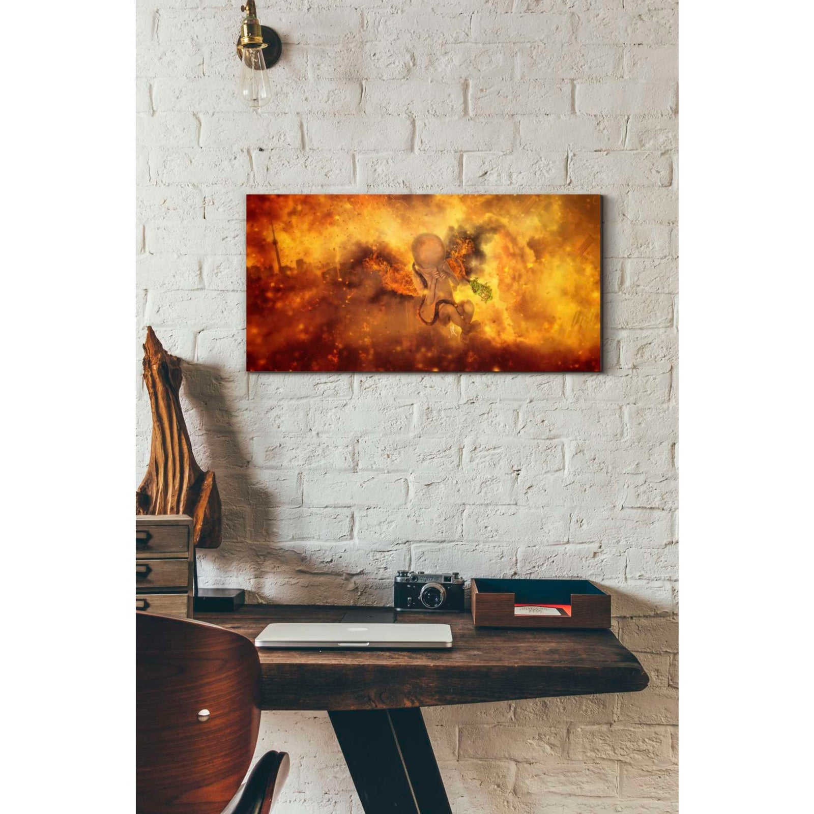 Cortesi Home 'Phoenix Newborn' by Mario Sanchez Nevado, Canvas Wall Art,Size 2 Landscape