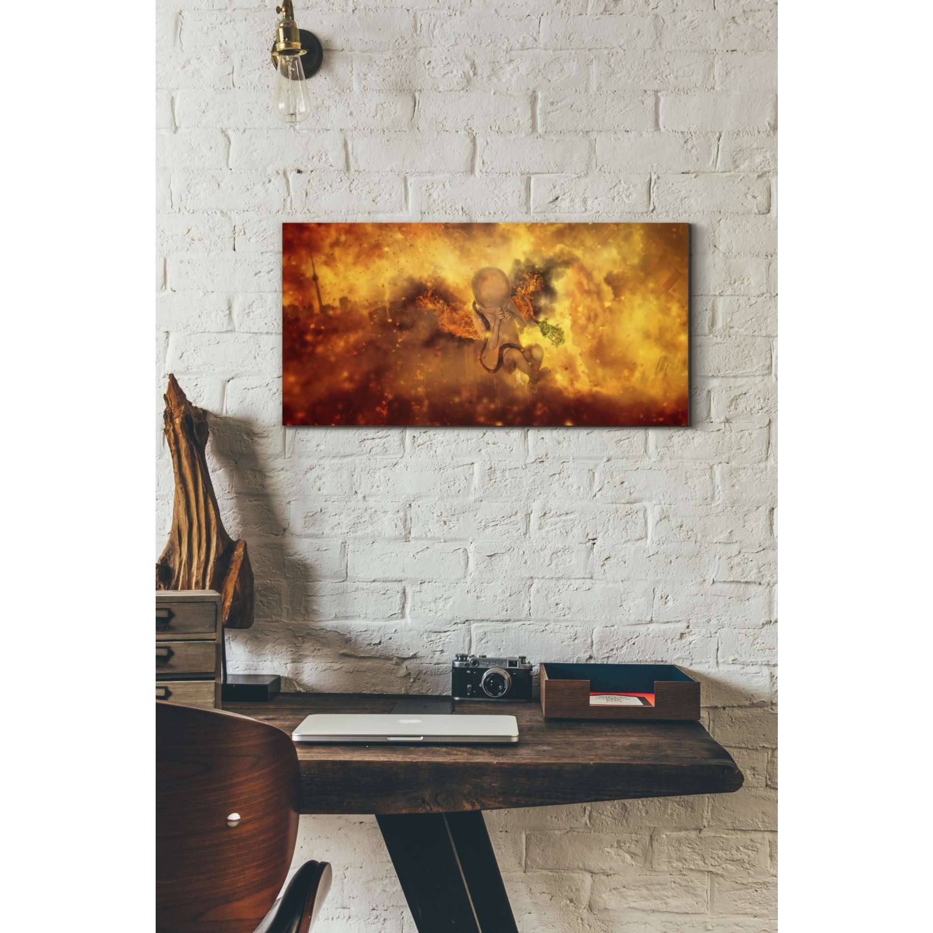 Cortesi Home 'Phoenix Newborn' by Mario Sanchez Nevado, Canvas Wall Art,Size 2 Landscape