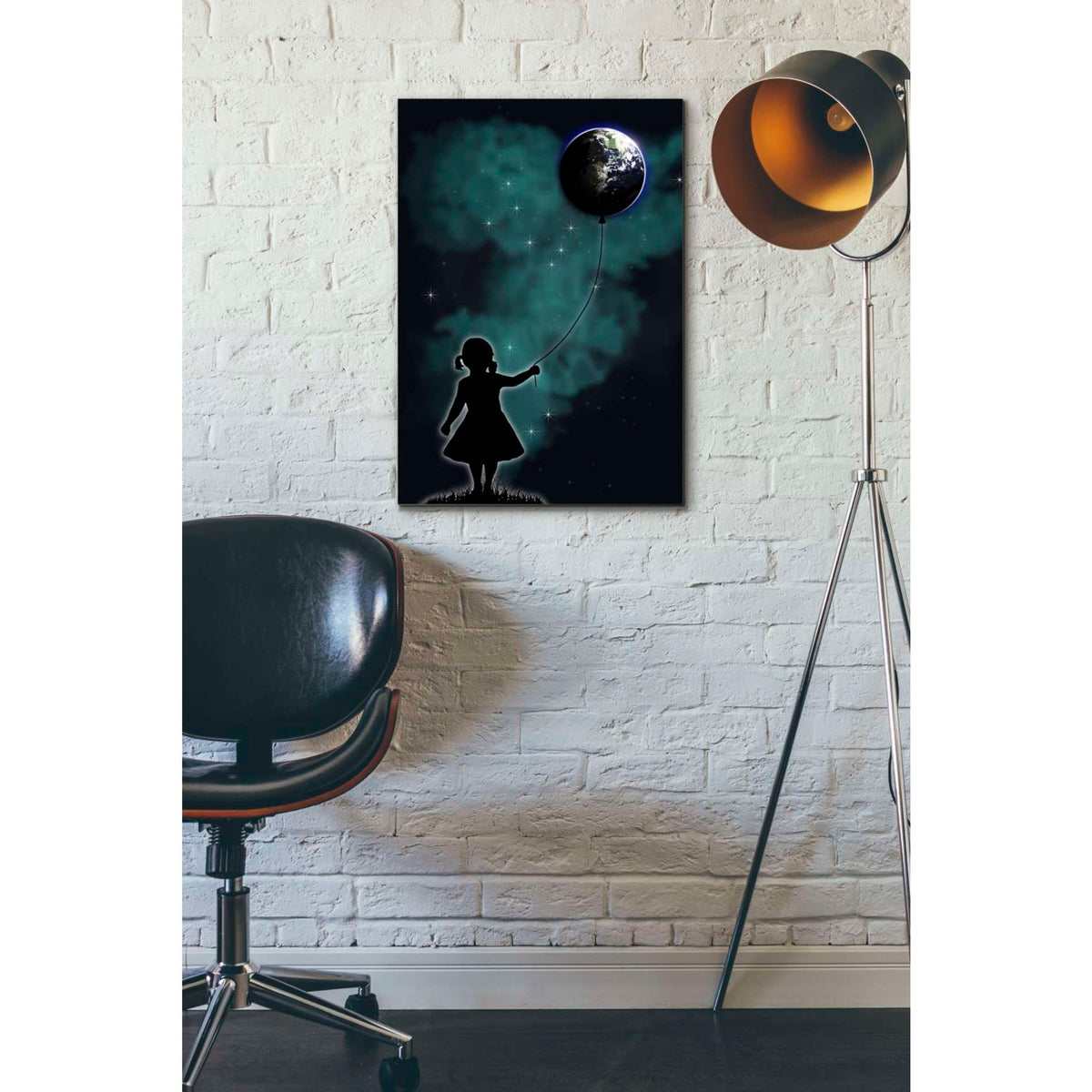 Cortesi Home &#39;The Girl that Holds the World&#39; by Nicklas Gustafsson, Canvas Wall Art,18 x 26