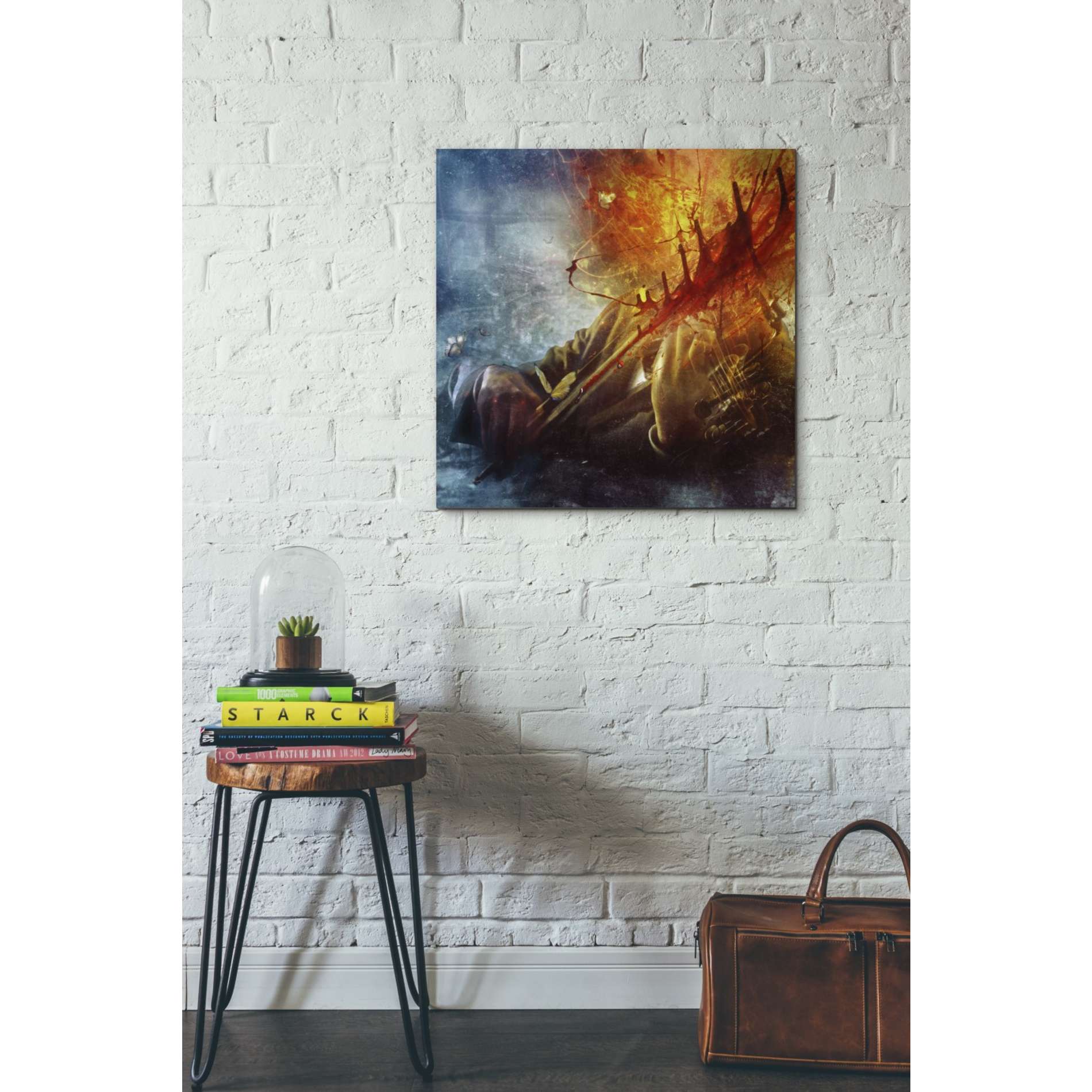 Cortesi Home 'A Look Into The Abyss' by Mario Sanchez Nevado, Canvas Wall Art,18 x 18