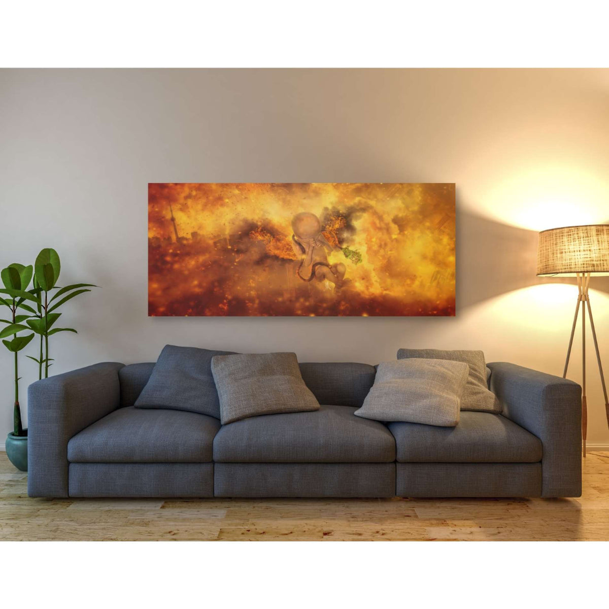 Cortesi Home &#39;Phoenix Newborn&#39; by Mario Sanchez Nevado, Canvas Wall Art,30 x 60