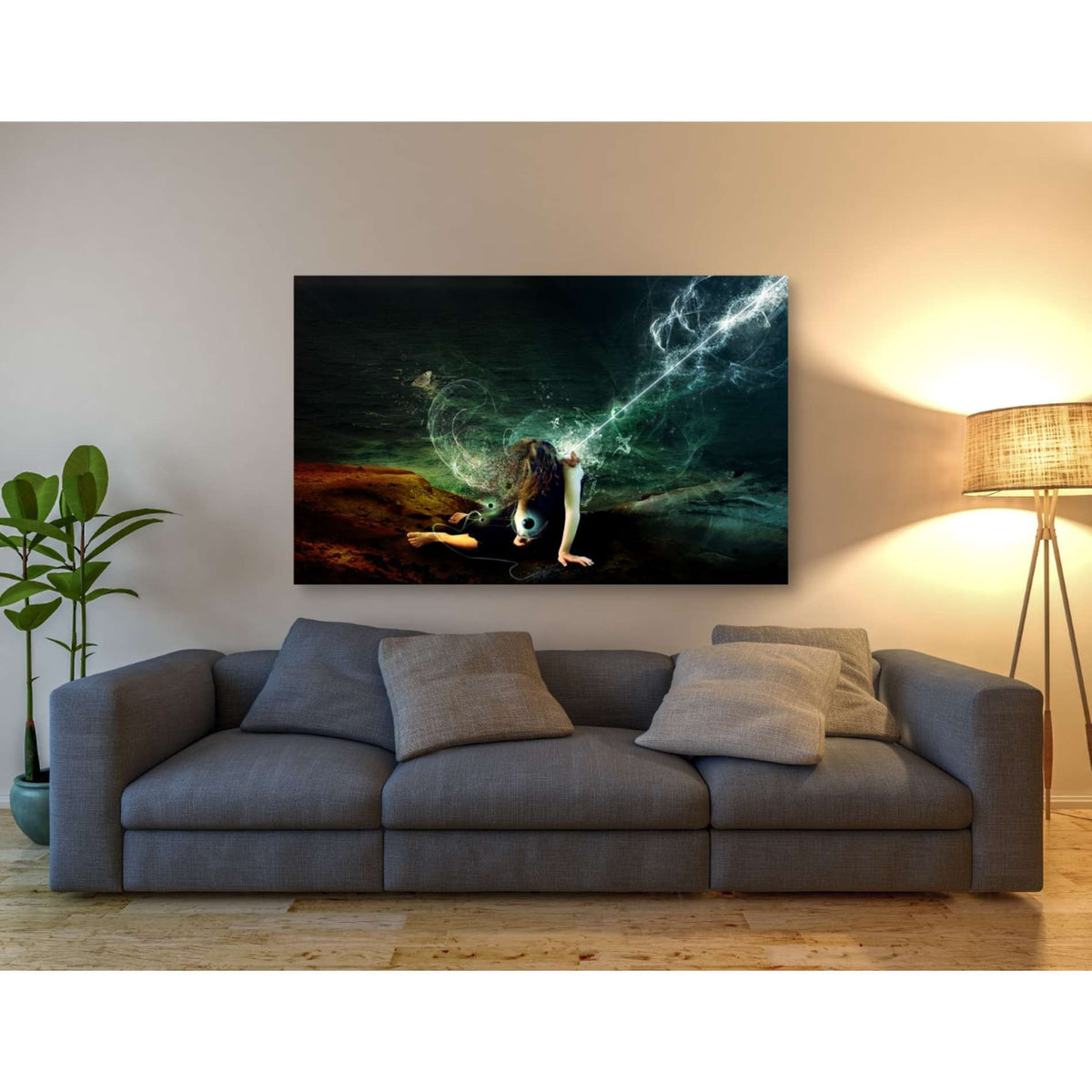 Cortesi Home &#39;Subconsciousness&#39; by Mario Sanchez Nevado, Canvas Wall Art,40 x 60