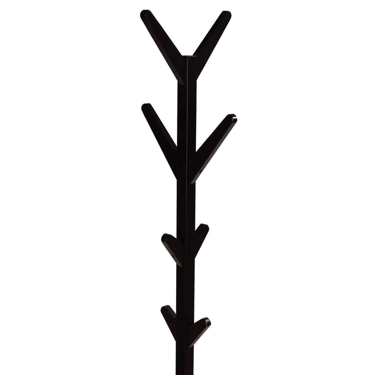 Cortesi Home Gunther Wooden Coat Rack Tree, Dark Espresso 8 hooks