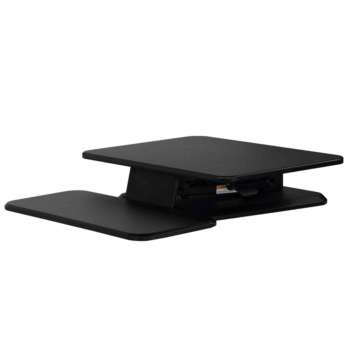 Cortesi Home Orbit Sit to Stand Adjustable Desktop Converter Monitor Stand, Black