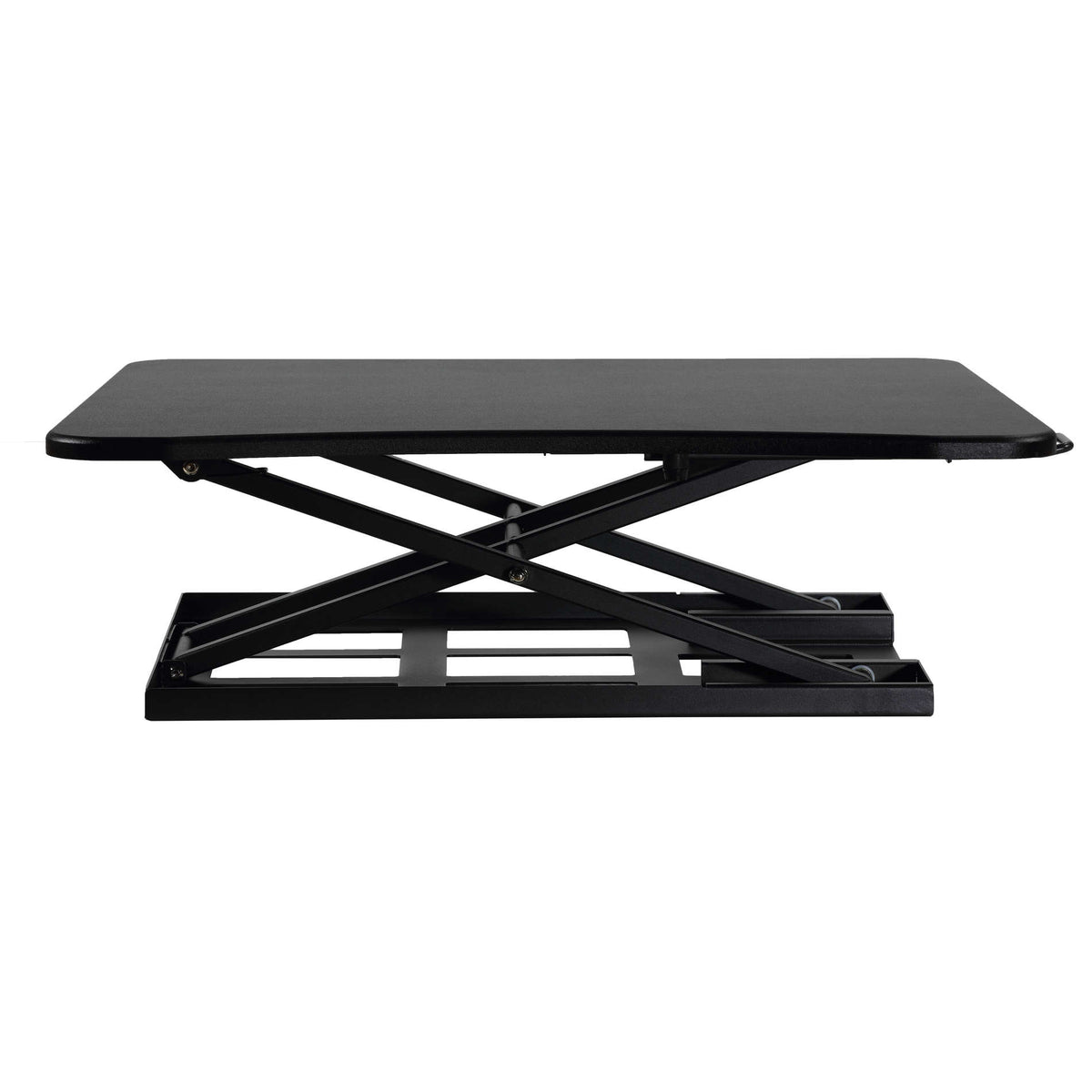 Cortesi Home Ursa Height Adjustable Standing Desk Converter, Black