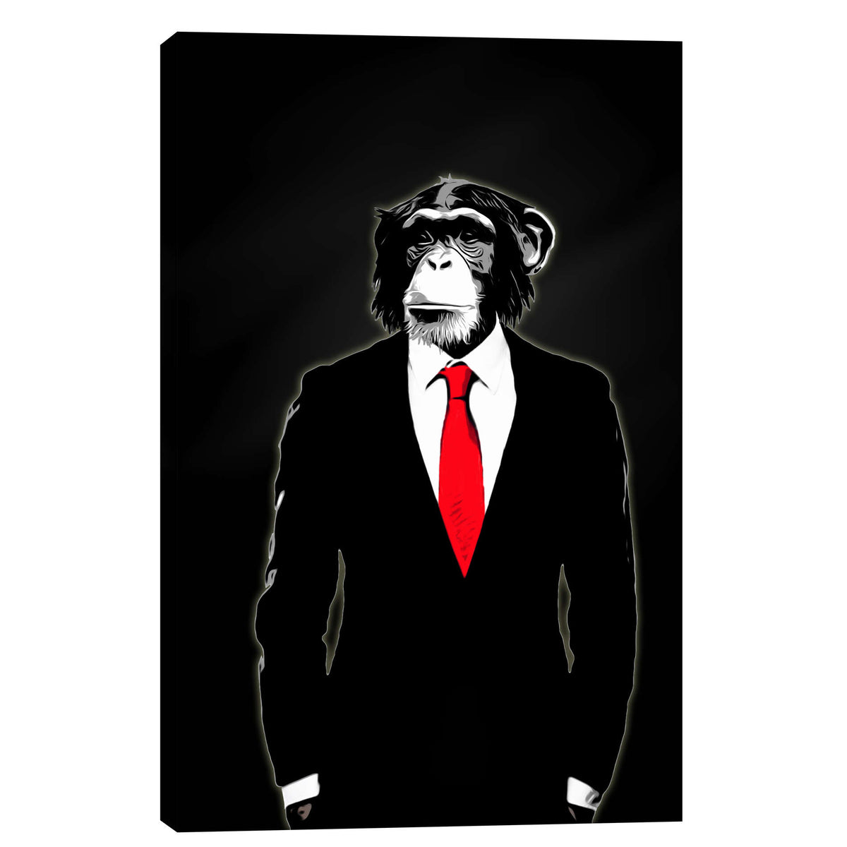 Cortesi Home &#39;Domesticated Monkey&#39; by Nicklas Gustafsson, Canvas Wall Art