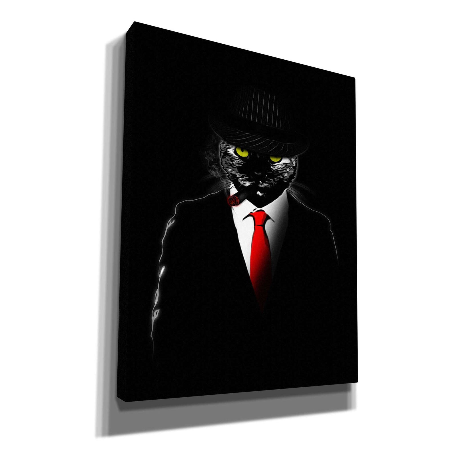 Cortesi Home 'Mobster Cat' by Nicklas Gustafsson, Canvas Wall Art
