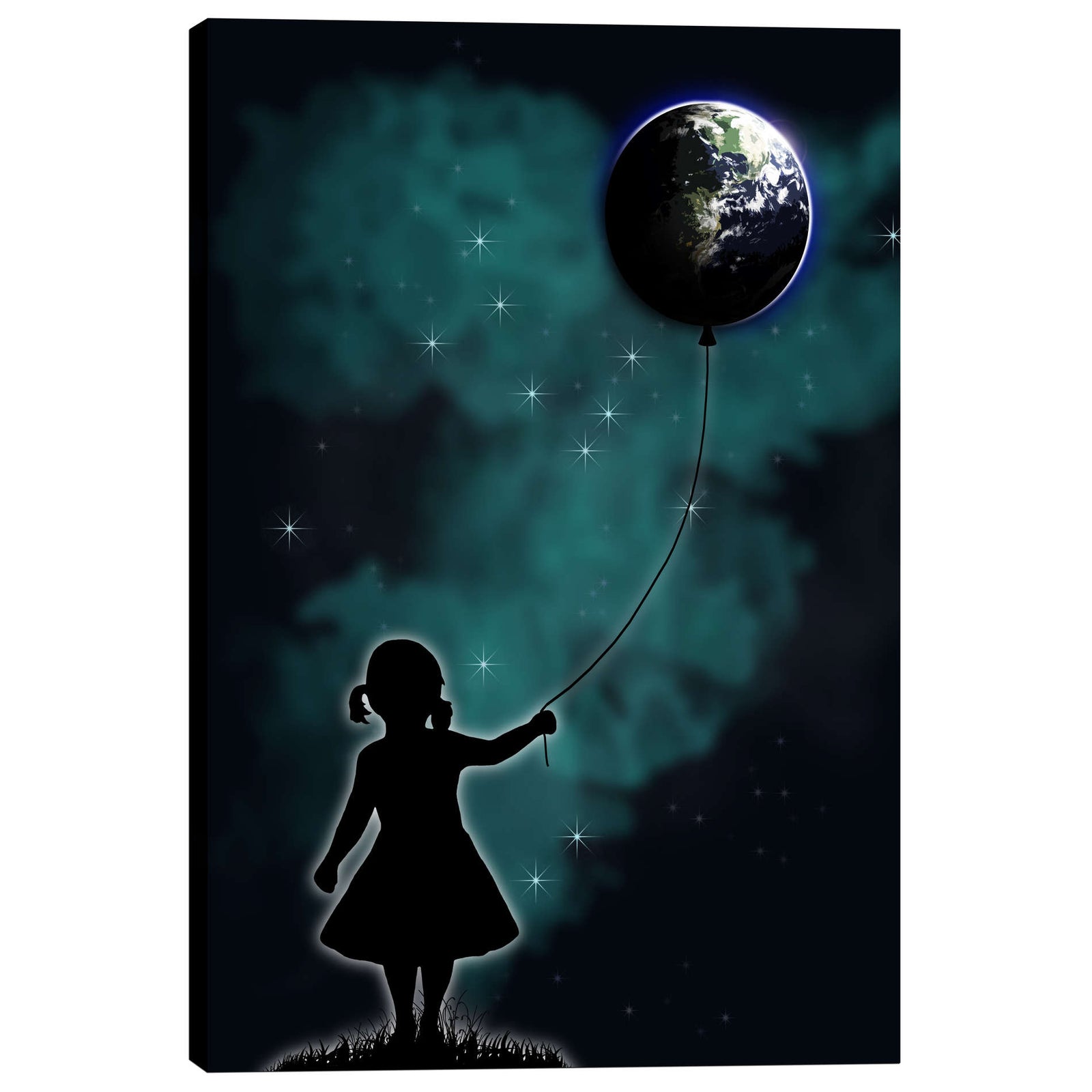 Cortesi Home 'The Girl that Holds the World' by Nicklas Gustafsson, Canvas Wall Art