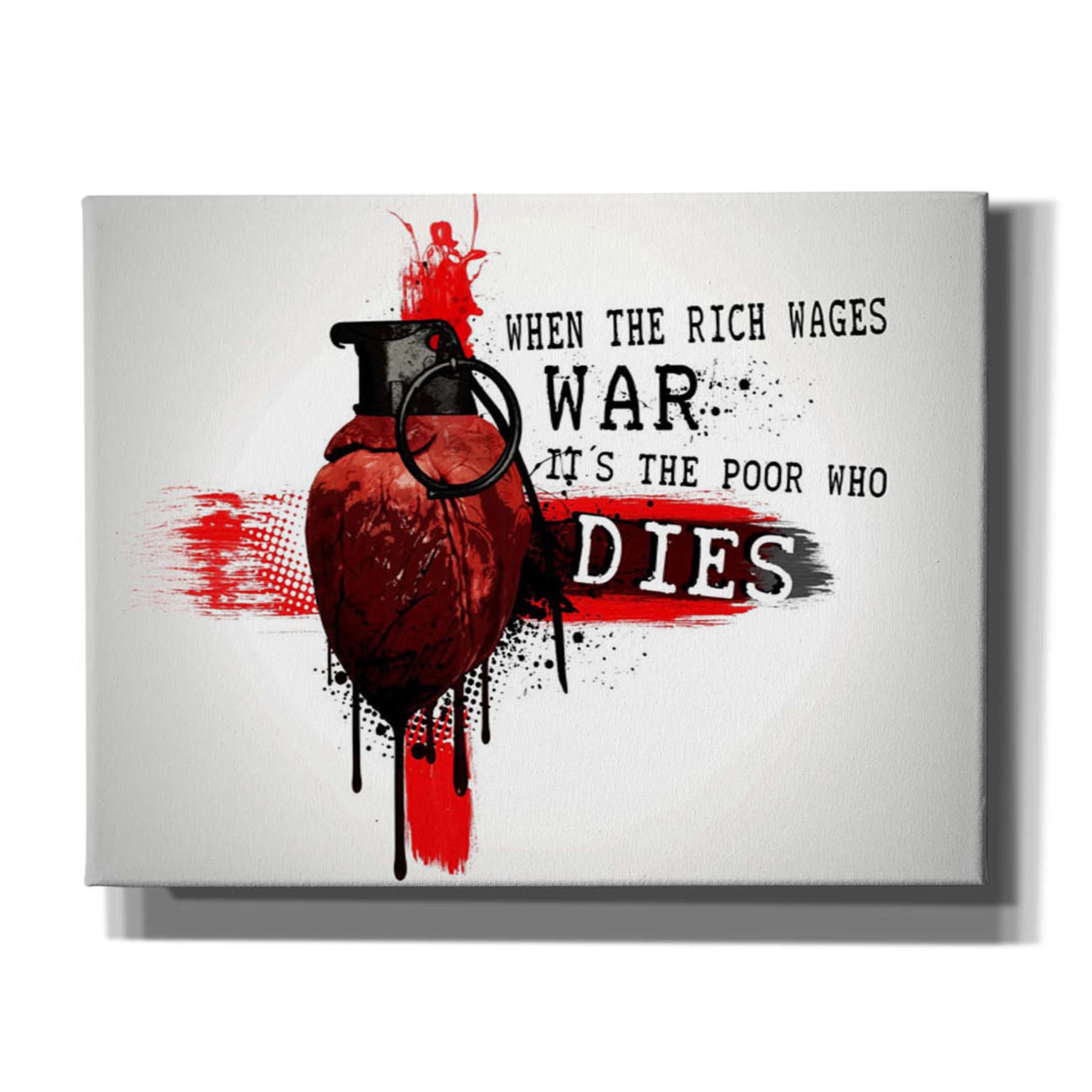 Cortesi Home 'When The Rich Wages War' by Nicklas Gustafsson, Canvas Wall Art