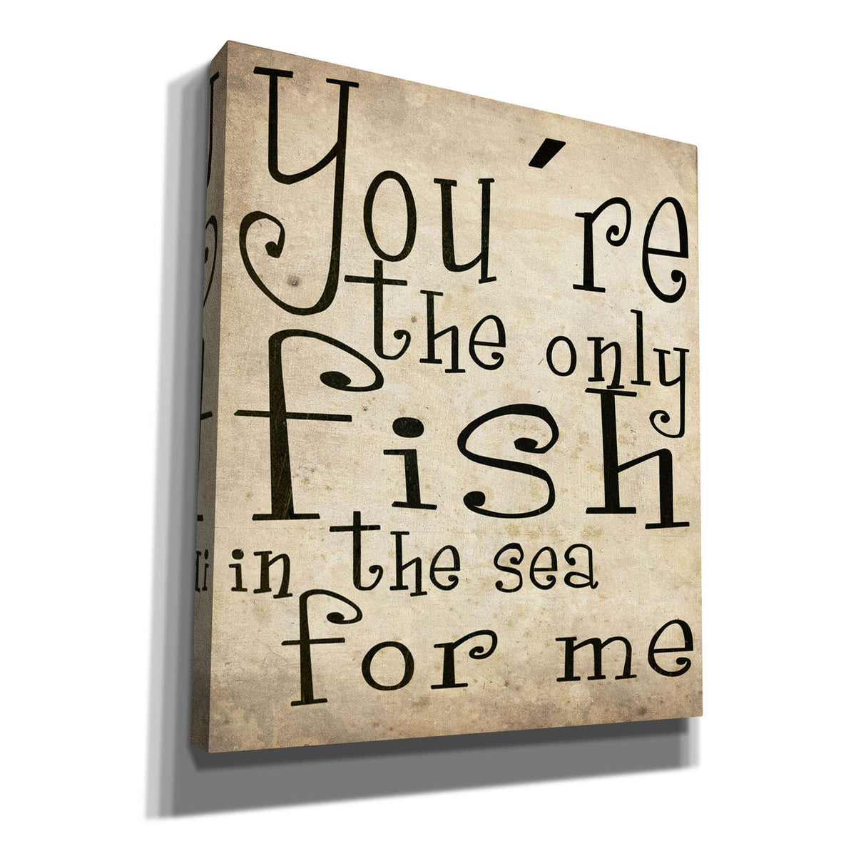 Cortesi Home &quot;You&#39;re The Only Fish In The Sea&quot; by Nicklas Gustafsson, Giclee Canvas Wall Art