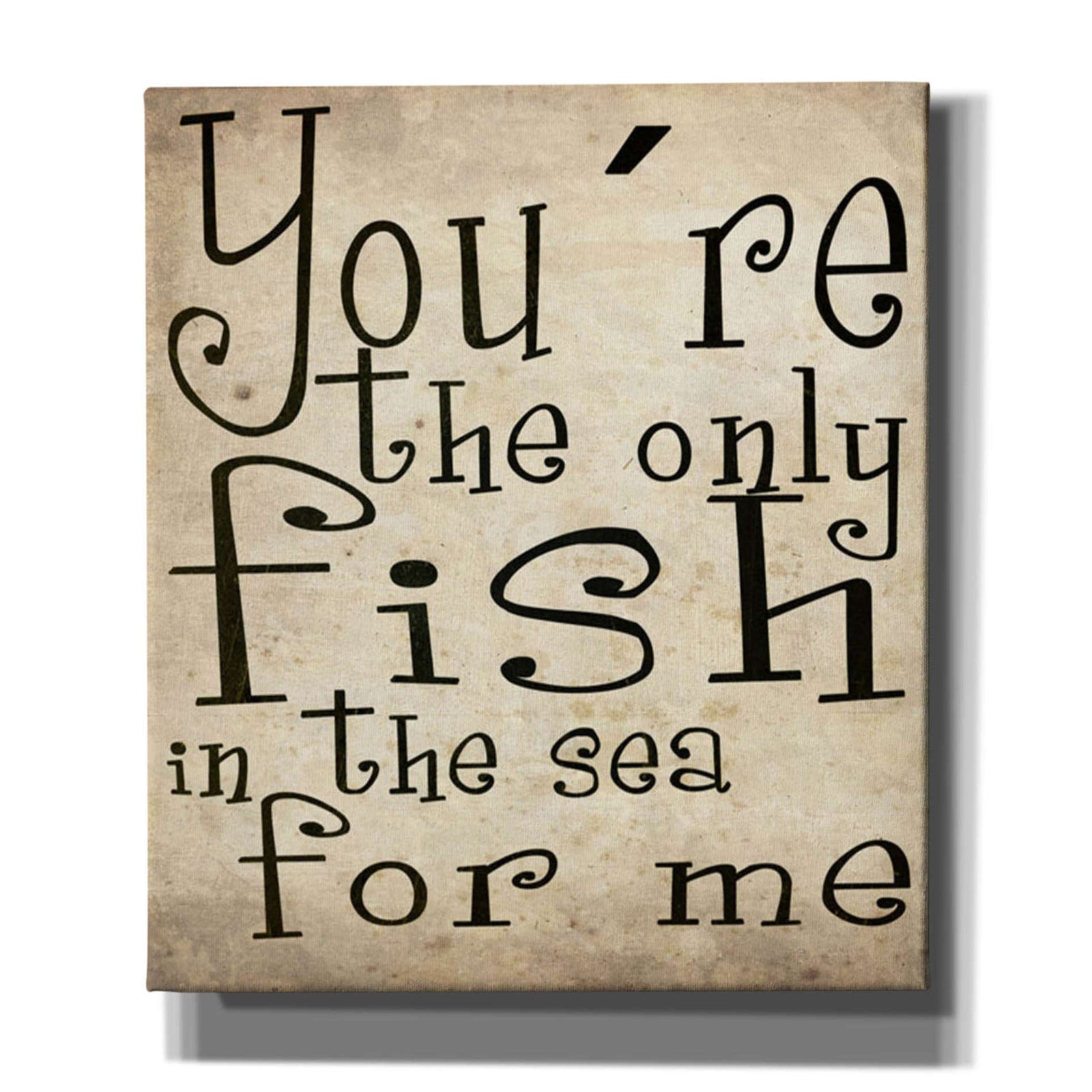 Cortesi Home "You're The Only Fish In The Sea" by Nicklas Gustafsson, Giclee Canvas Wall Art