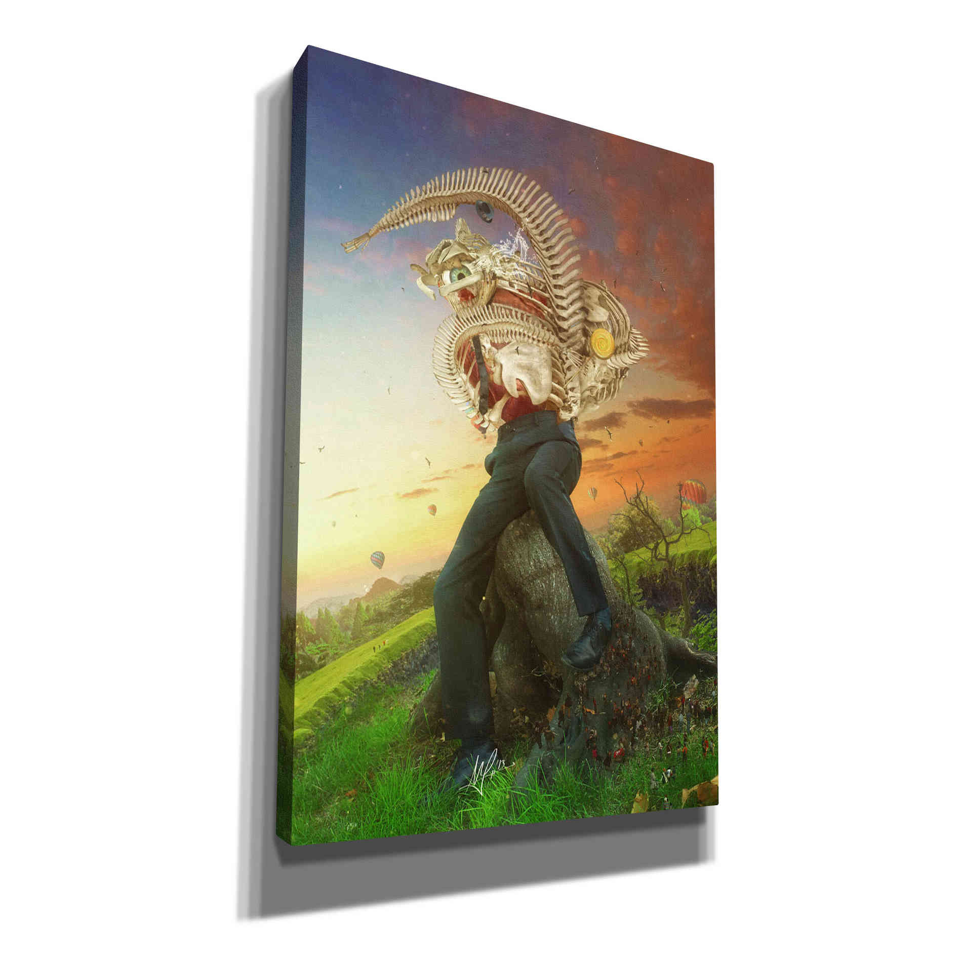 Cortesi Home 'Afraid of Monsters' by Mario Sanchez Nevado, Canvas Wall Art,Size A Portrait