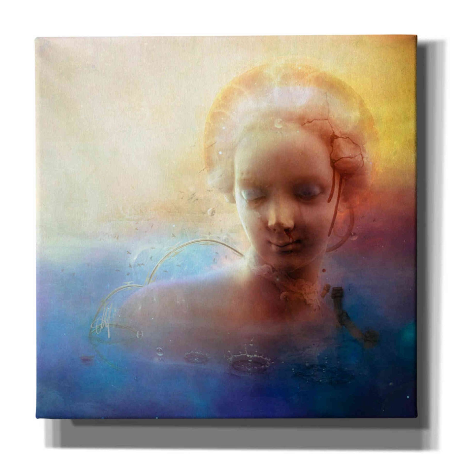 Cortesi Home 'Anachronic Circles' by Mario Sanchez Nevado, Canvas Wall Art,Size 1 Square