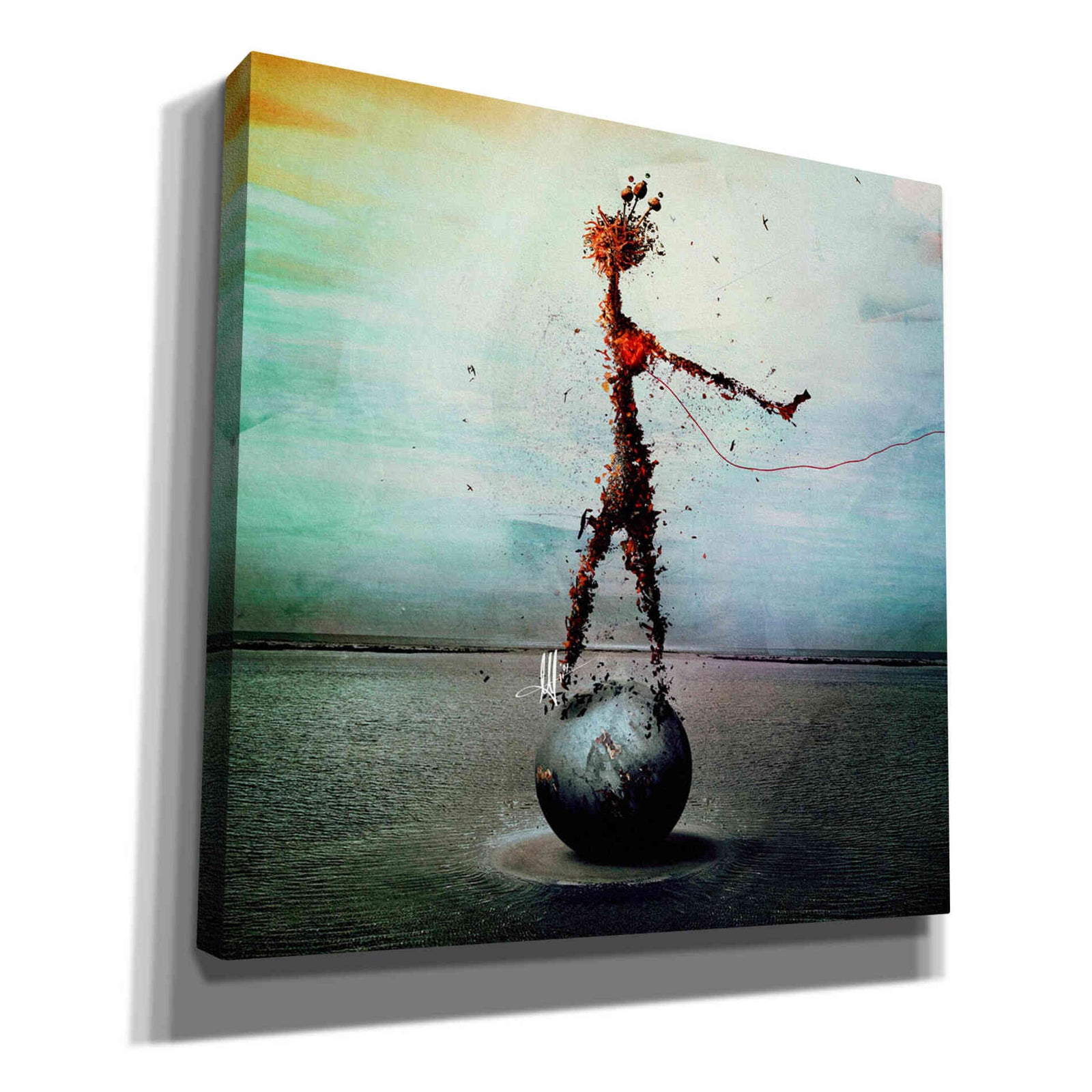 Cortesi Home 'Blood' by Mario Sanchez Nevado, Canvas Wall Art,Size 1 Square