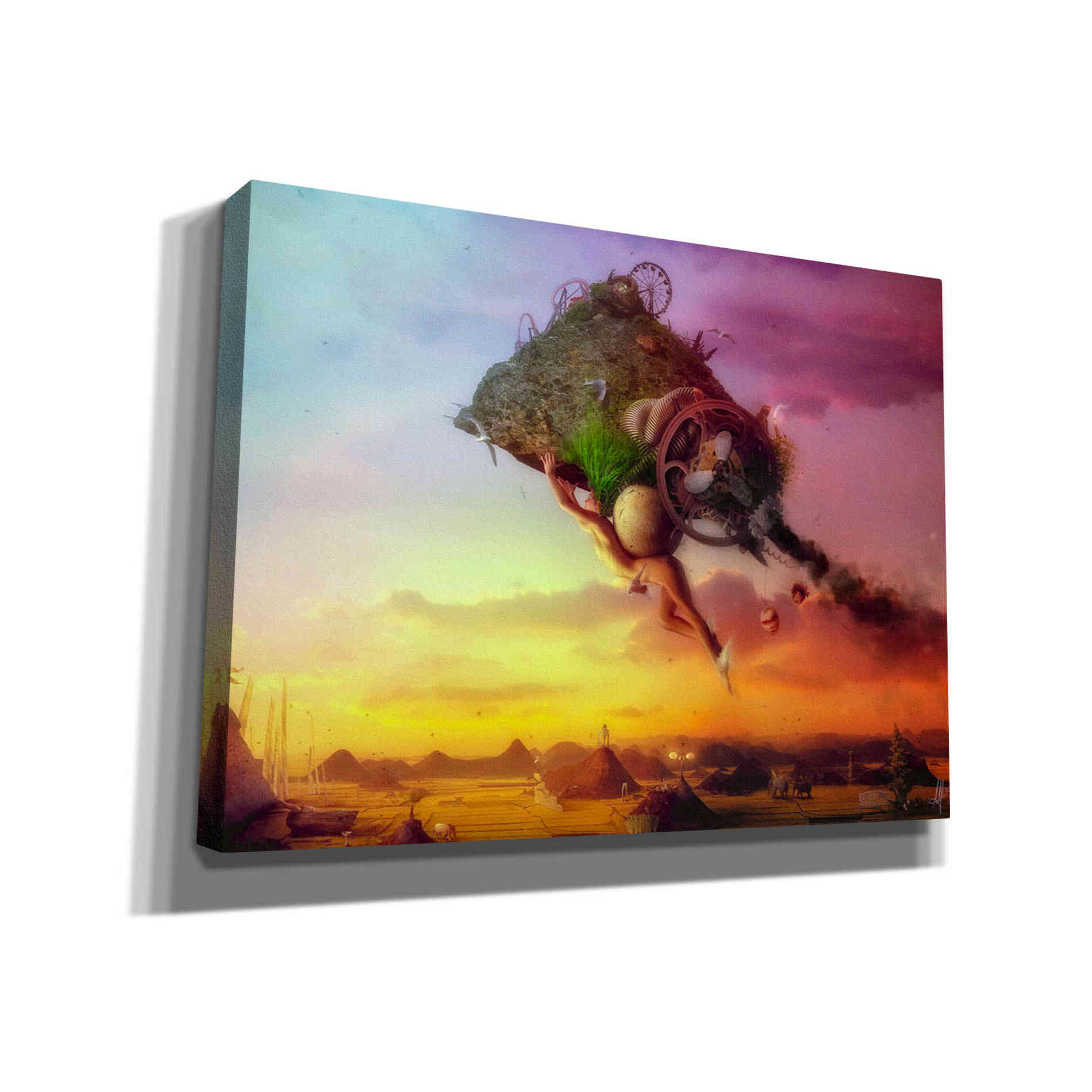 Cortesi Home 'The Carnival is Over' by Mario Sanchez Nevado, Canvas Wall Art,Size A Landscape