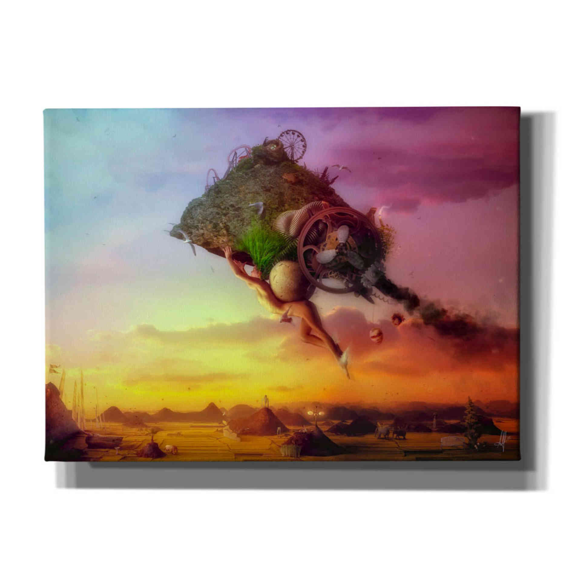 Cortesi Home 'The Carnival is Over' by Mario Sanchez Nevado, Canvas Wall Art,Size A Landscape