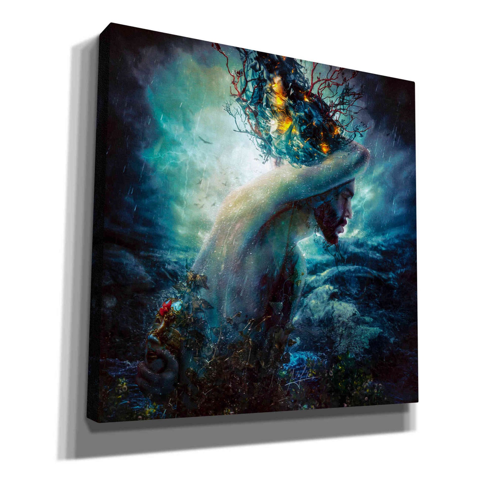 Cortesi Home 'Charade' by Mario Sanchez Nevado, Canvas Wall Art,Size 1 Square