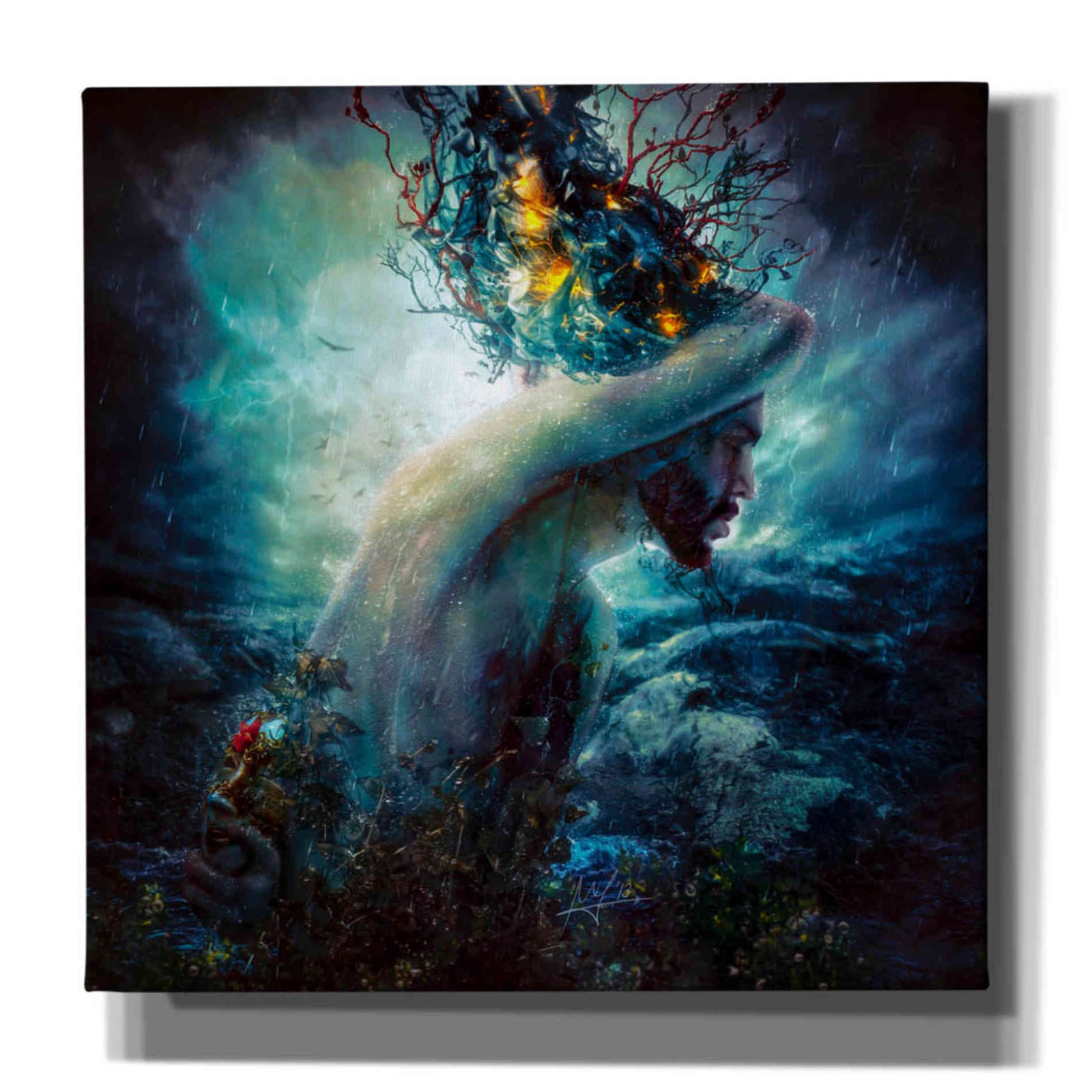 Cortesi Home 'Charade' by Mario Sanchez Nevado, Canvas Wall Art,Size 1 Square