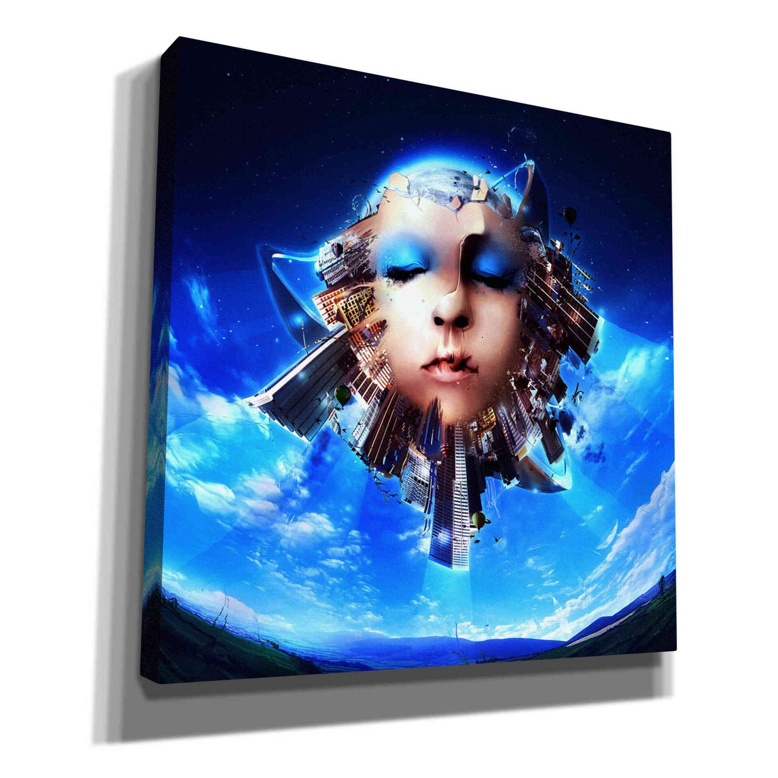 Cortesi Home 'City of Light' by Mario Sanchez Nevado, Canvas Wall Art,Size 1 Square