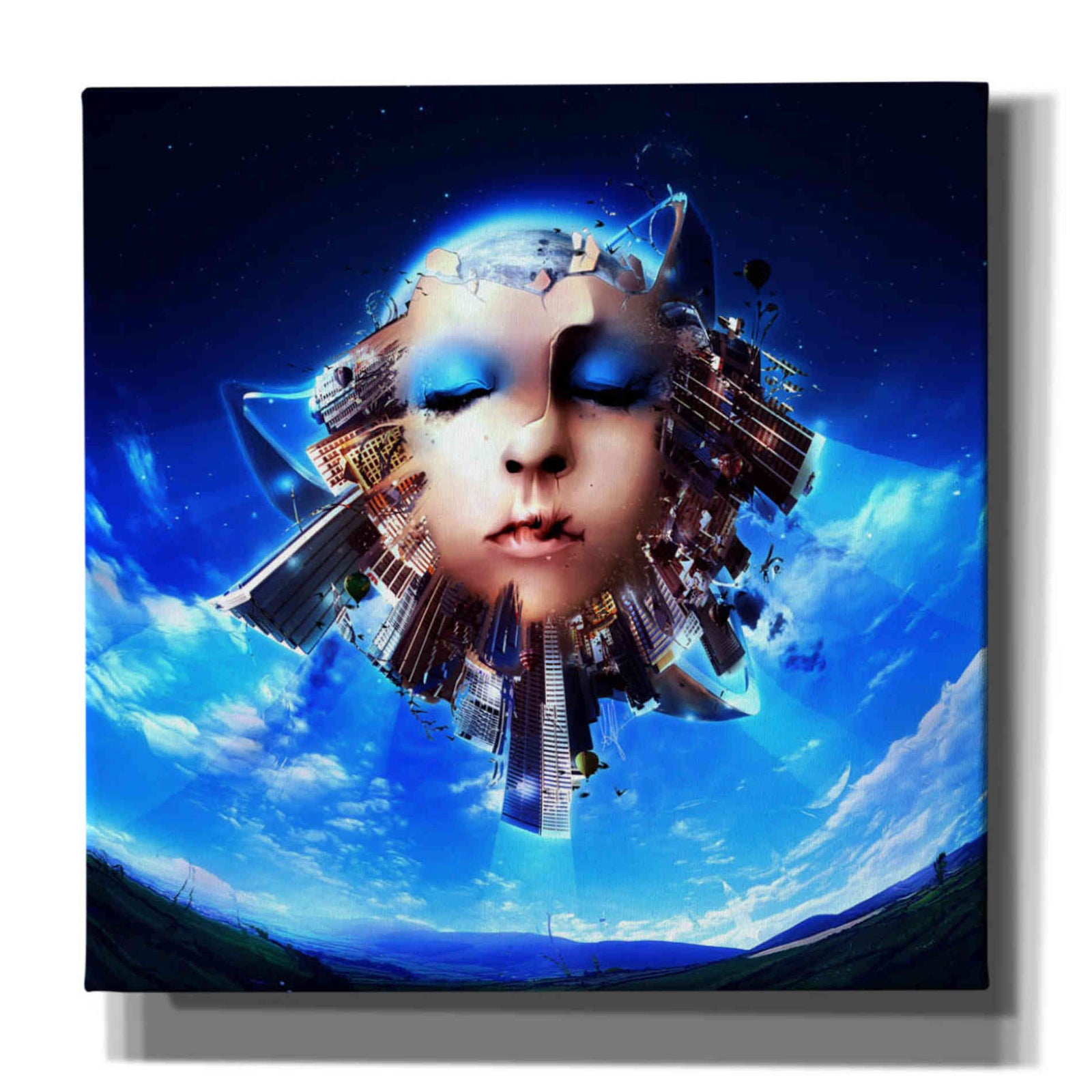 Cortesi Home 'City of Light' by Mario Sanchez Nevado, Canvas Wall Art,Size 1 Square