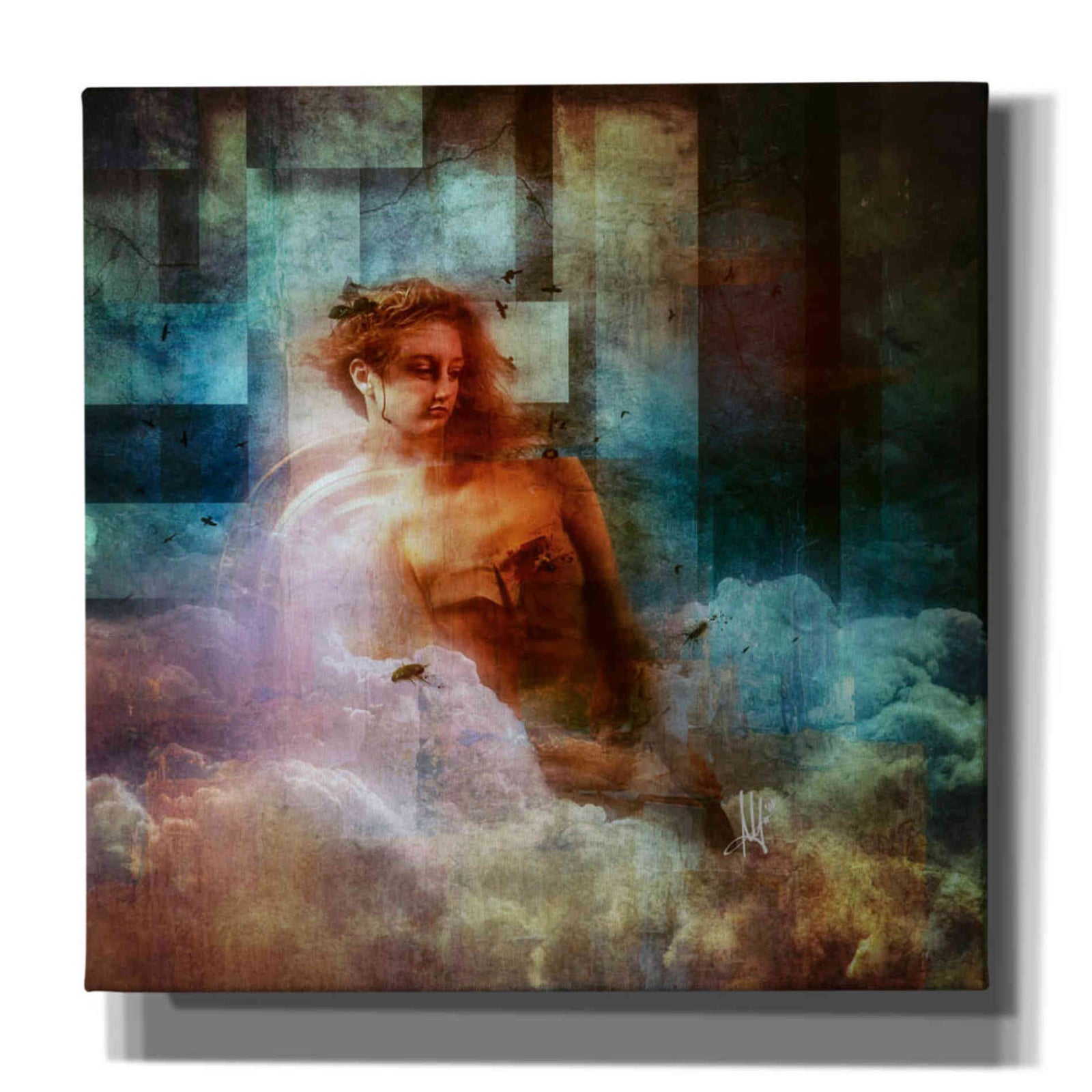 Cortesi Home 'Clouds' by Mario Sanchez Nevado, Canvas Wall Art,Size 1 Square
