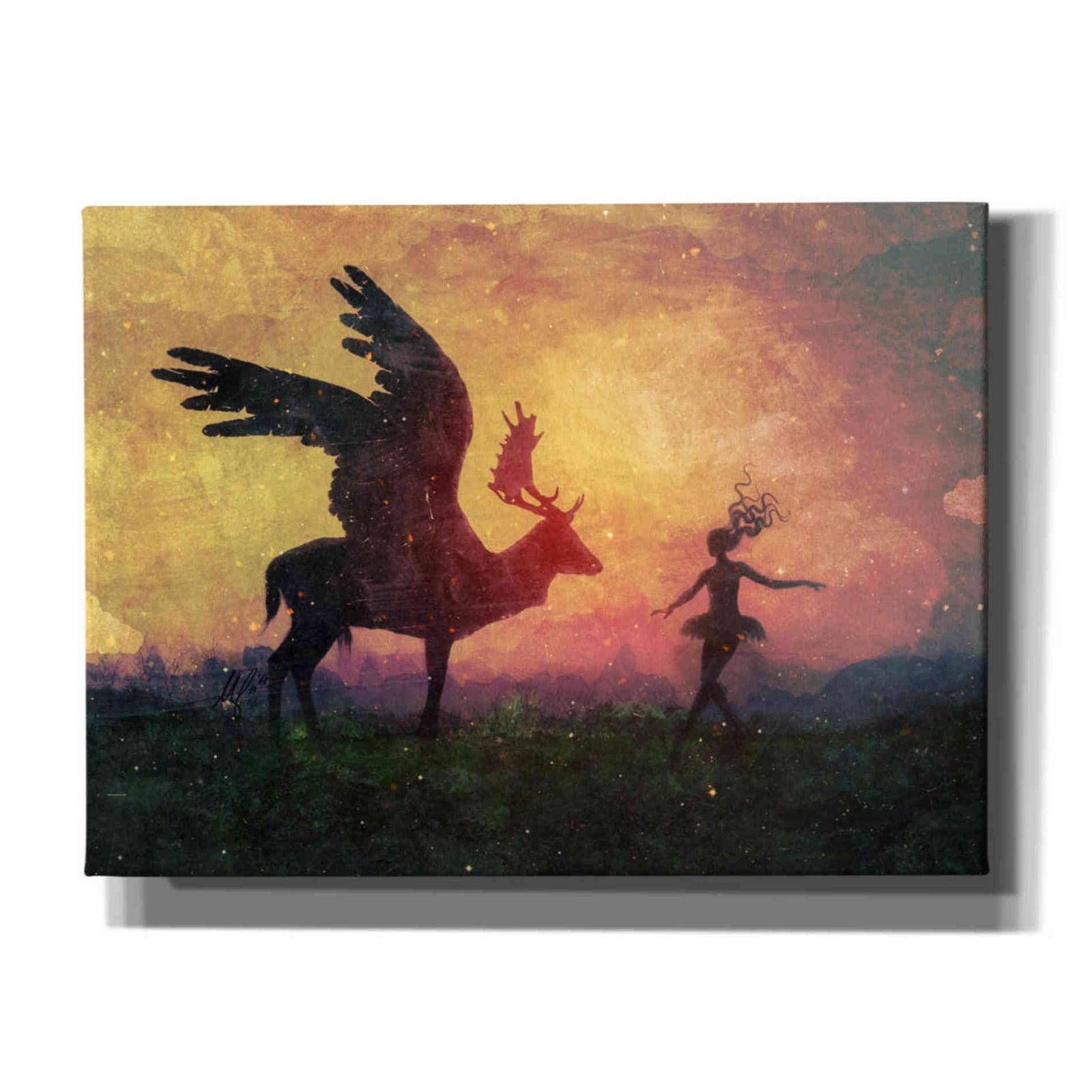 Cortesi Home 'The Dancers' by Mario Sanchez Nevado, Canvas Wall Art,Size A Landscape