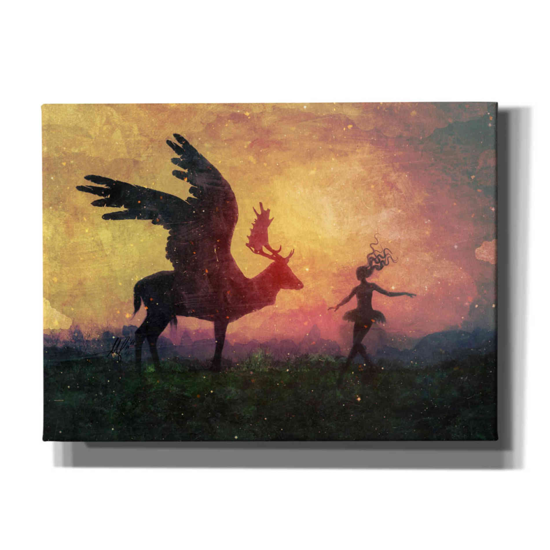 Cortesi Home 'The Dancers' by Mario Sanchez Nevado, Canvas Wall Art,Size A Landscape