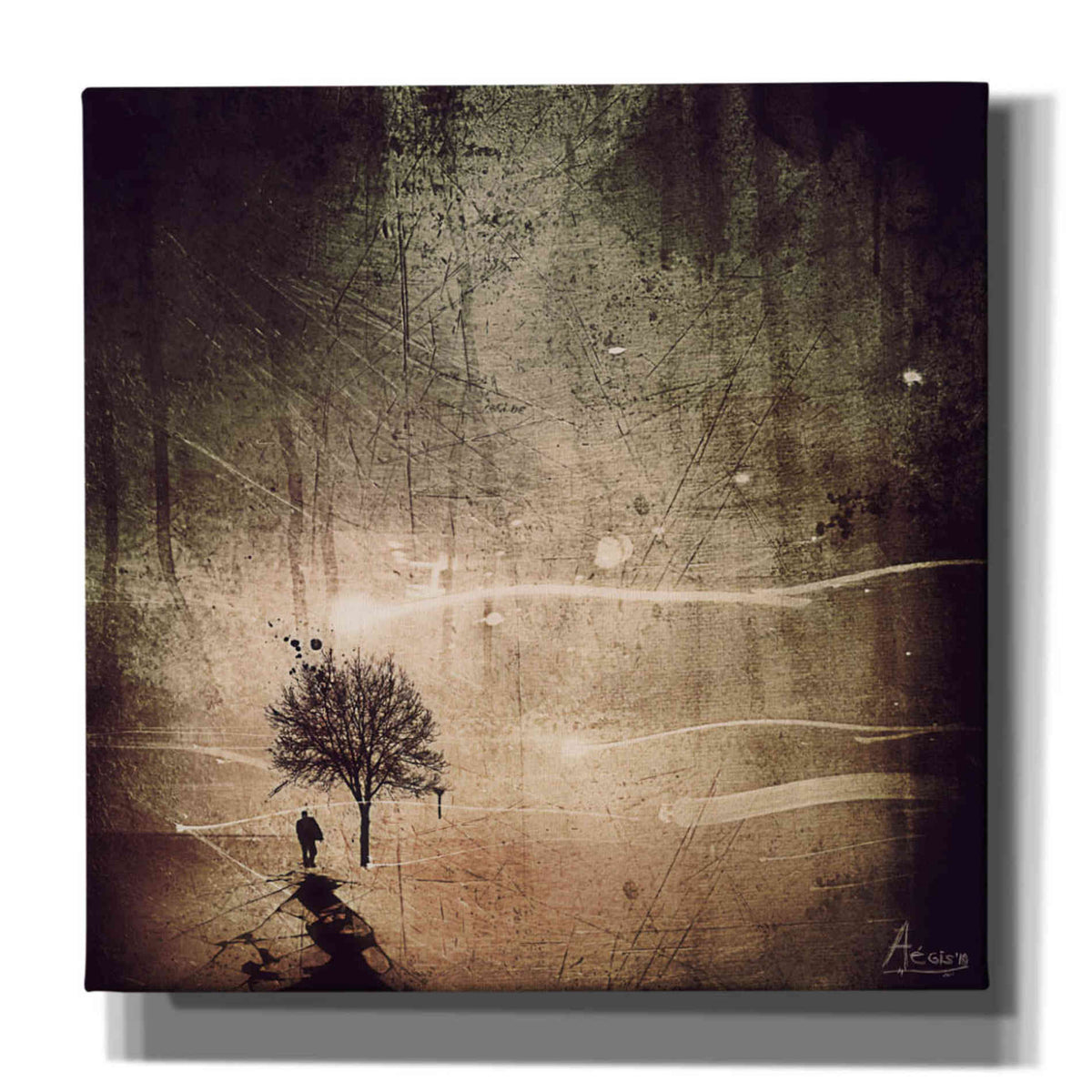 Cortesi Home &#39;A Fine Day To Exit&#39; by Mario Sanchez Nevado, Canvas Wall Art,Size 1 Square