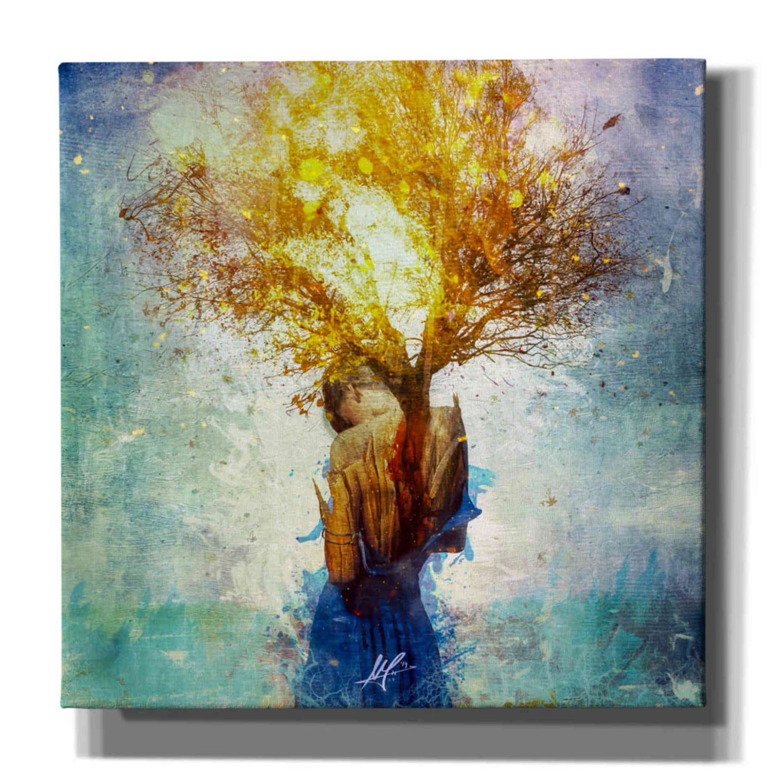 Cortesi Home 'Forgiveness' by Mario Sanchez Nevado, Canvas Wall Art,Size 1 Square