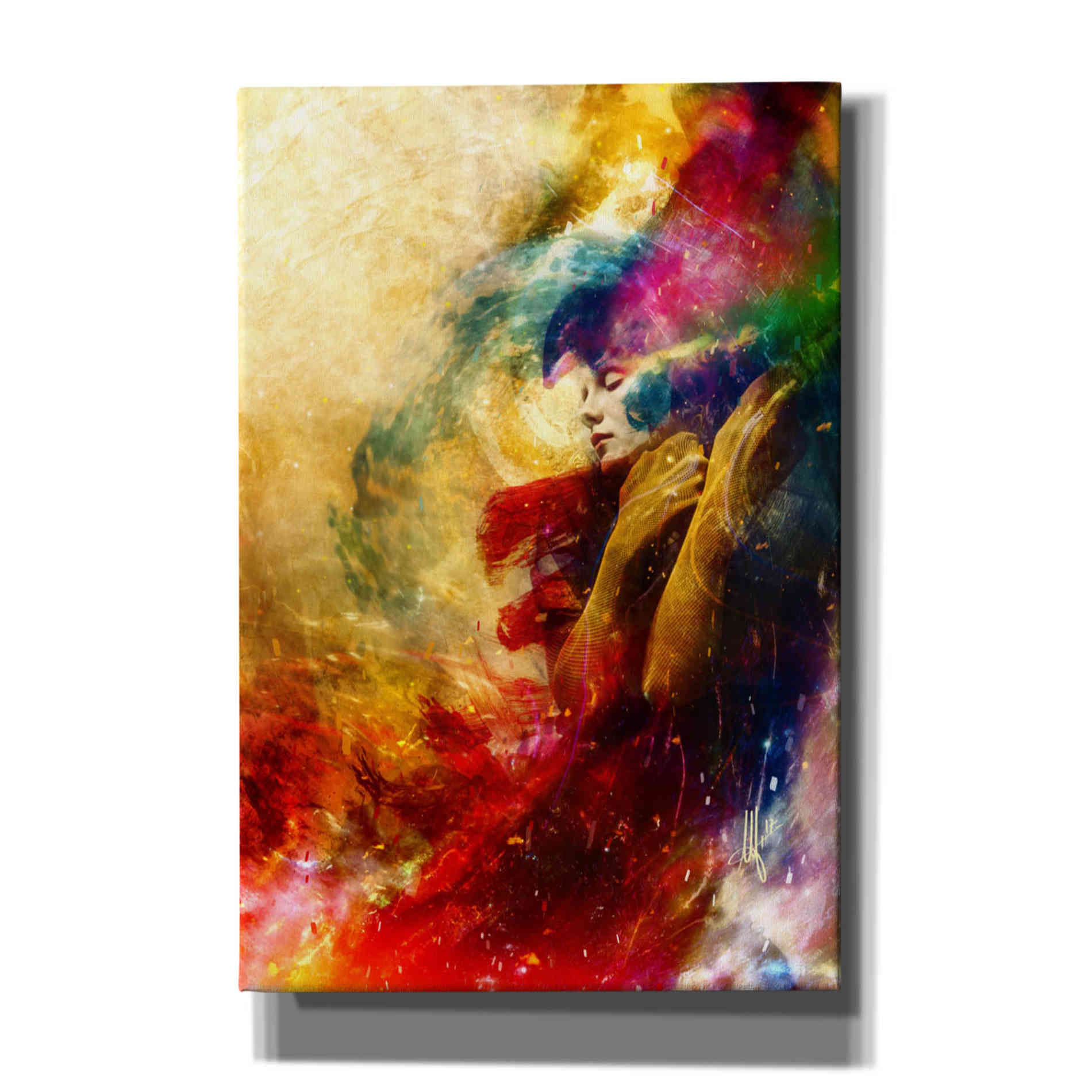 Cortesi Home 'Golden Gloom' by Mario Sanchez Nevado, Canvas Wall Art,Size A Portrait