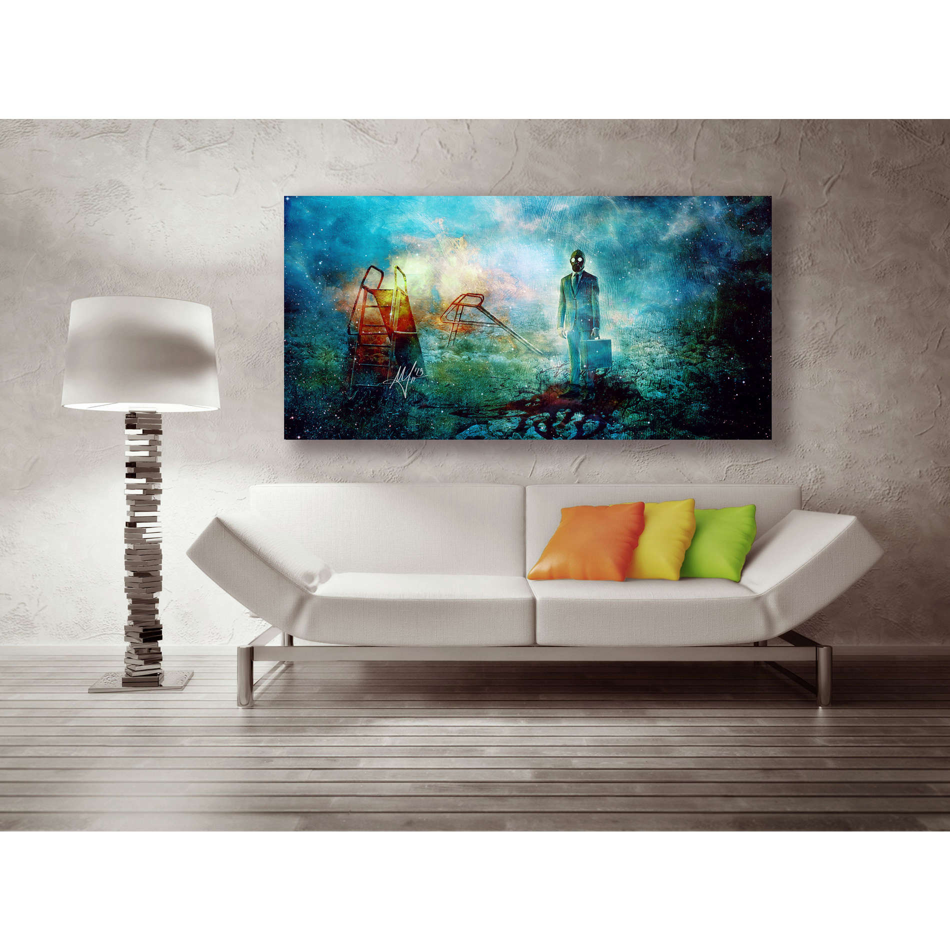 Cortesi Home 'Grief' by Mario Sanchez Nevado, Canvas Wall Art,Size 2 Landscape